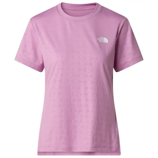 The North Face - Women's Flex Geo Embossed Short Sleeve Tee - Funktionsshirt Gr XS rosa