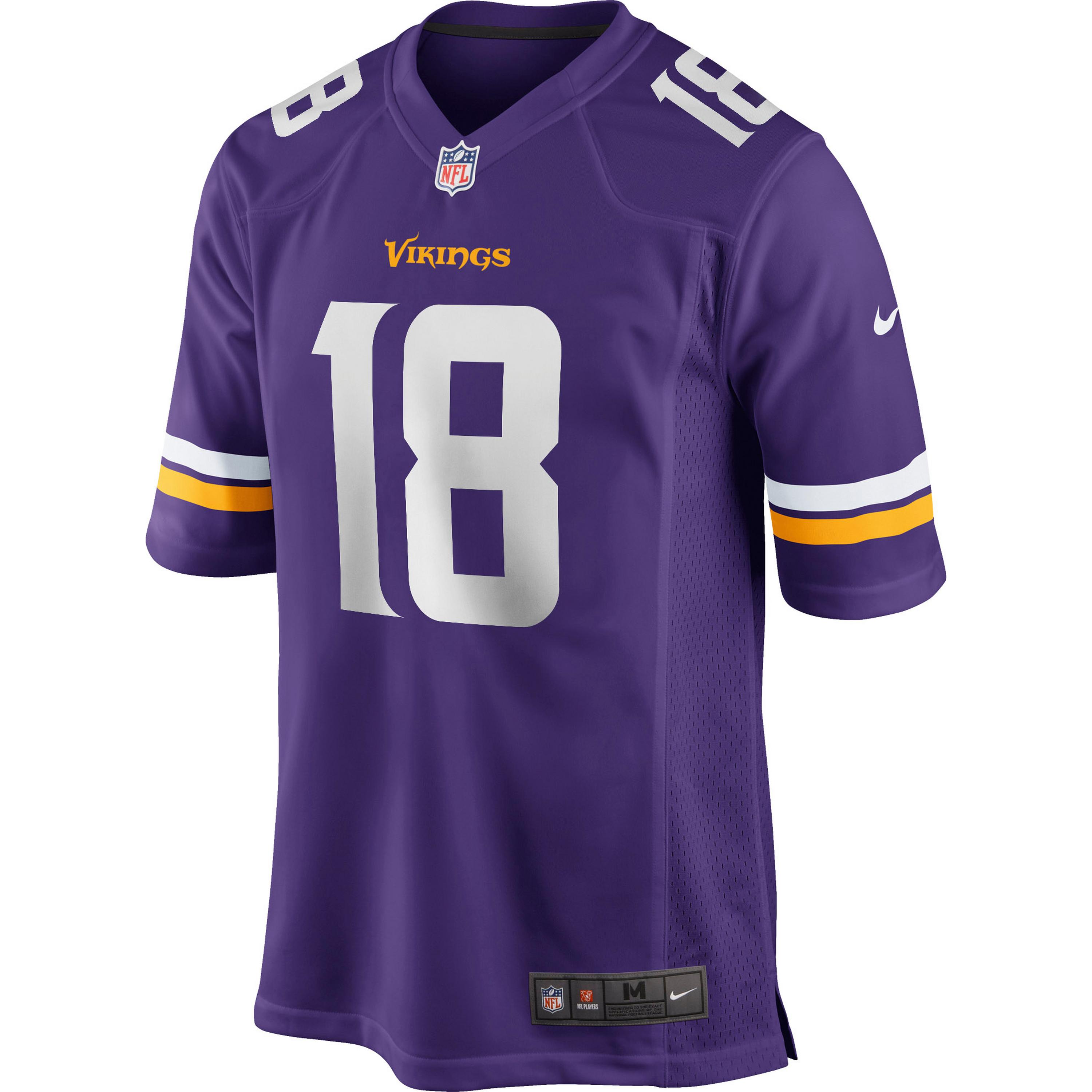 Nike Minnesota Vikings Justin Jefferson 18 Spielertrikot Herren