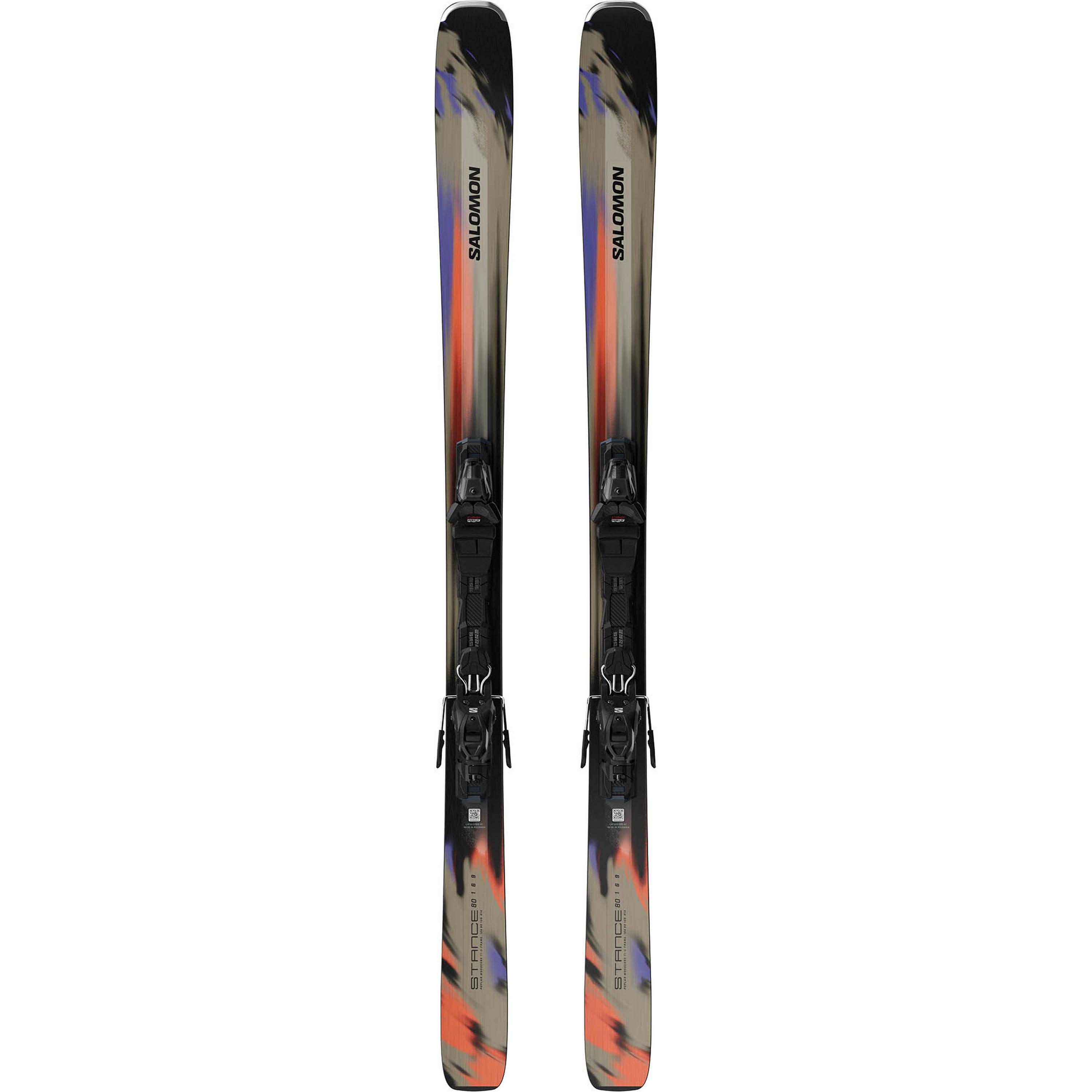 Salomon 80 and M10 All-Mountain Ski