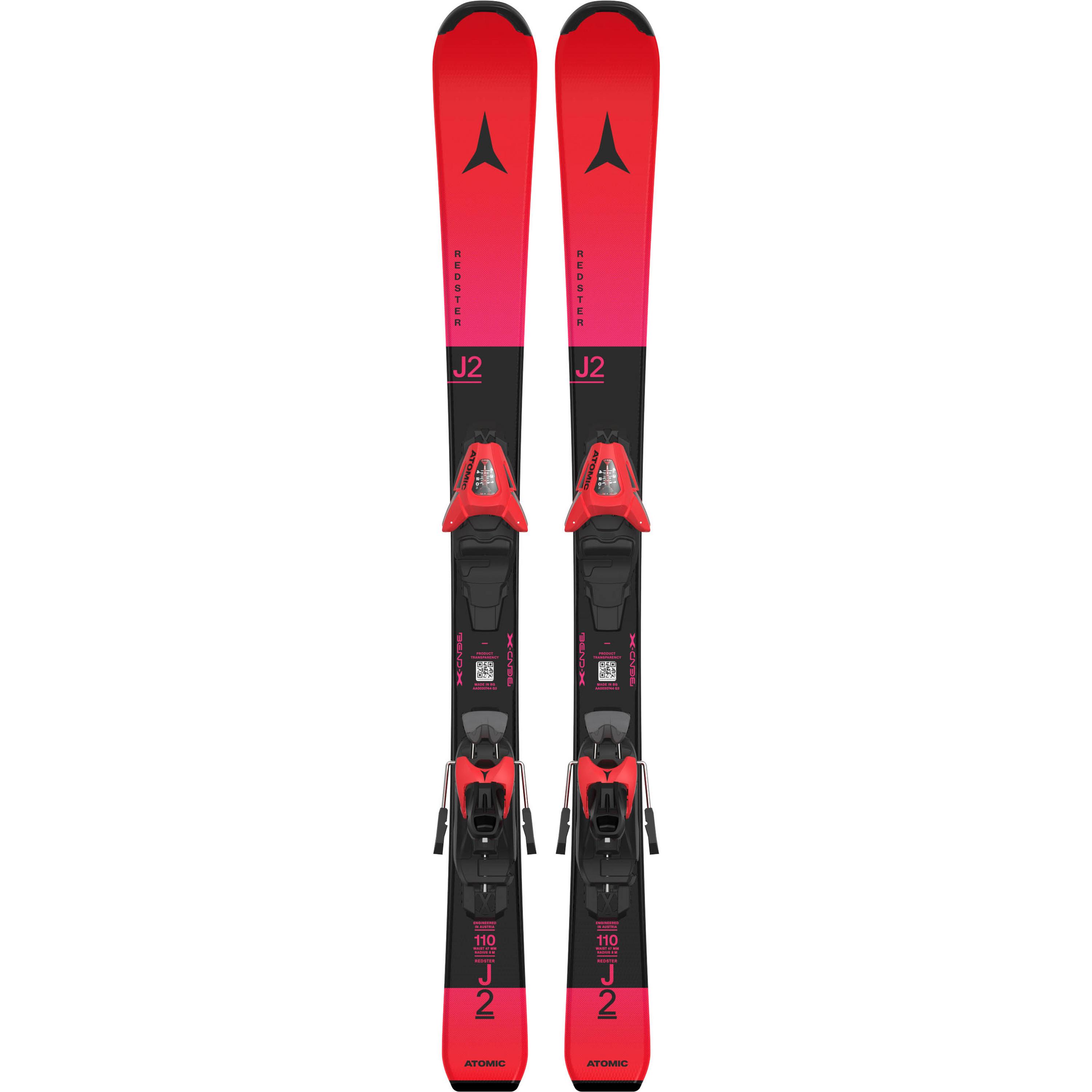 ATOMIC REDSTER J2 100-120 + C 5 GW Carving Ski Kinder