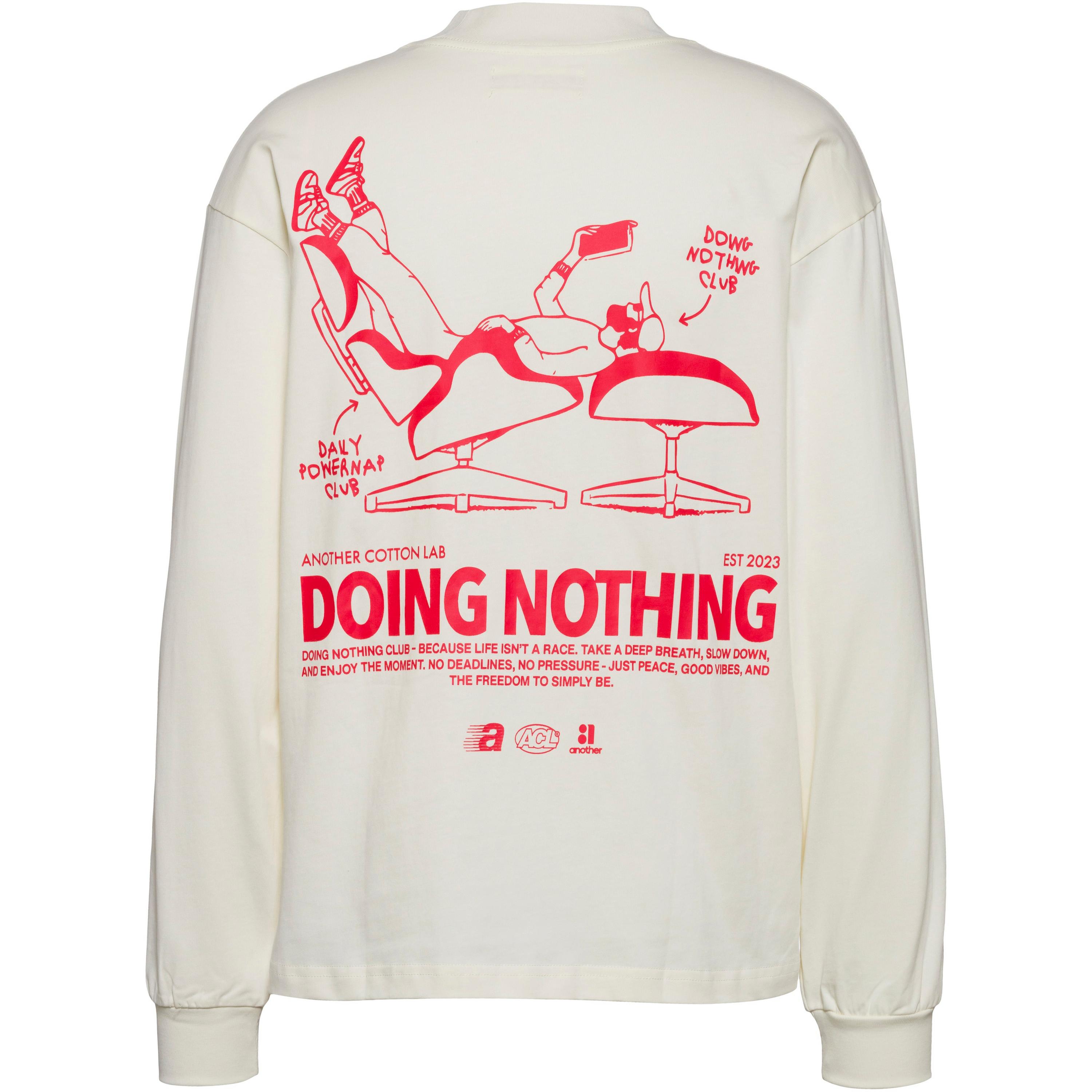 Another Cotton Lab Doing Nothing Langarmshirt