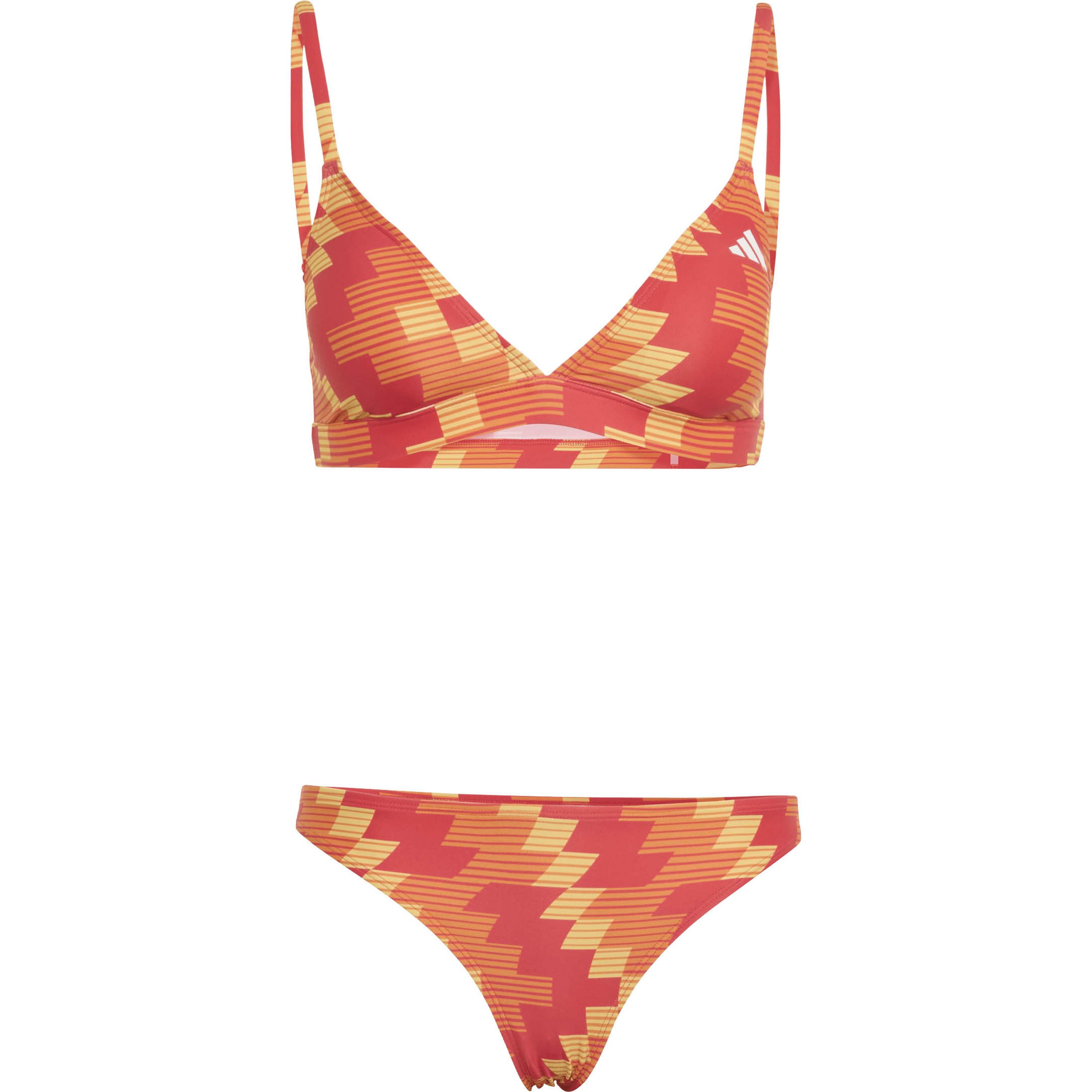 adidas FB AOP TRI BK S Bikini Set Damen