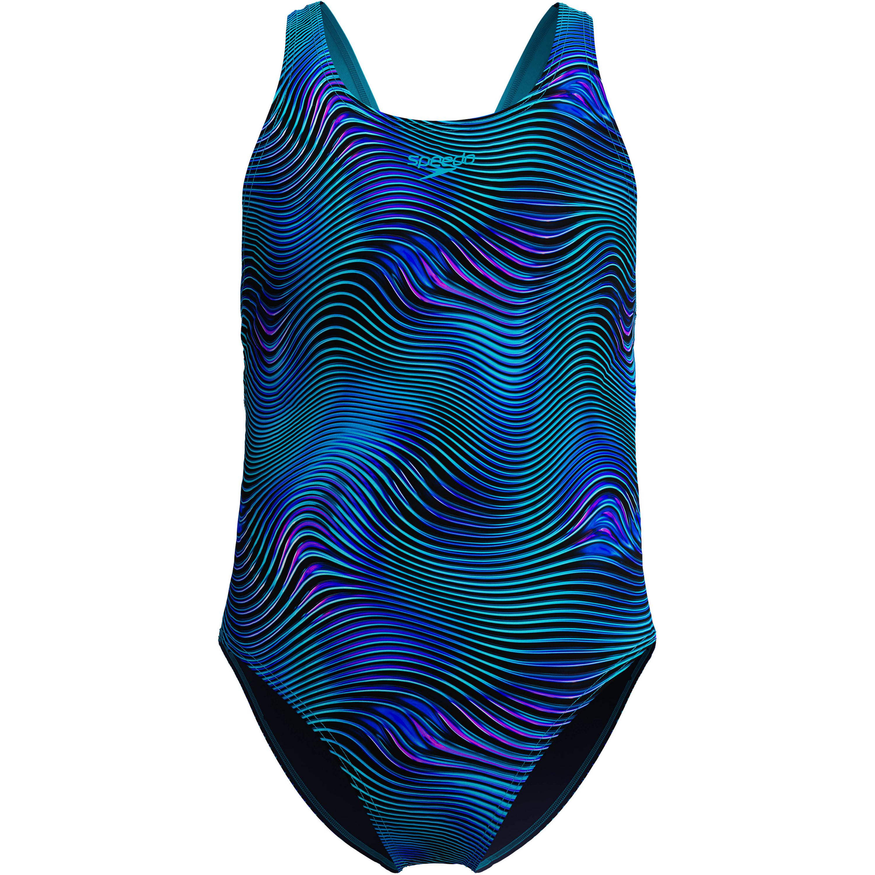 SPEEDO Print Leaderback One Piece Badeanzug Mädchen