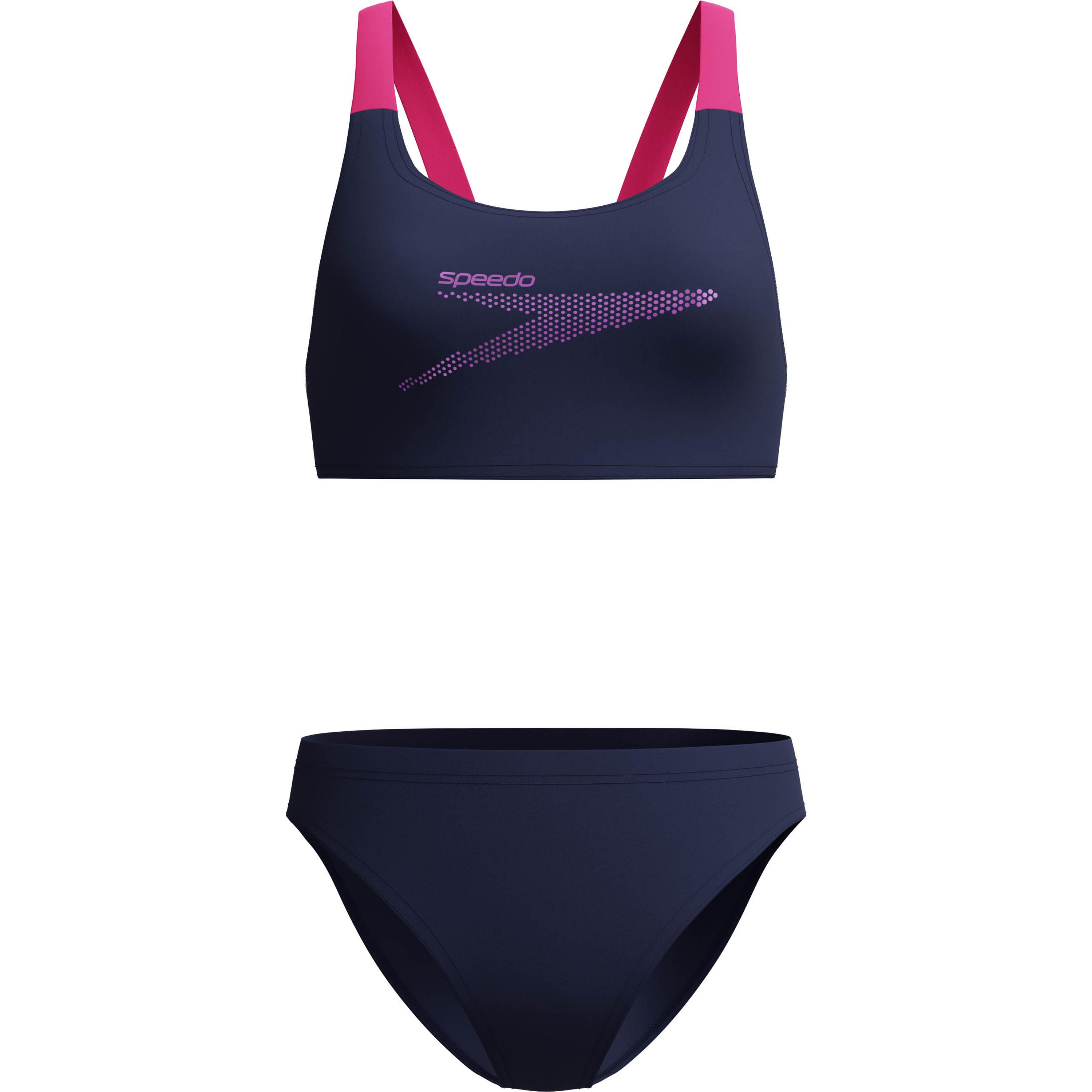SPEEDO SOLID BOOM LEADERBACK Bikini Set Damen