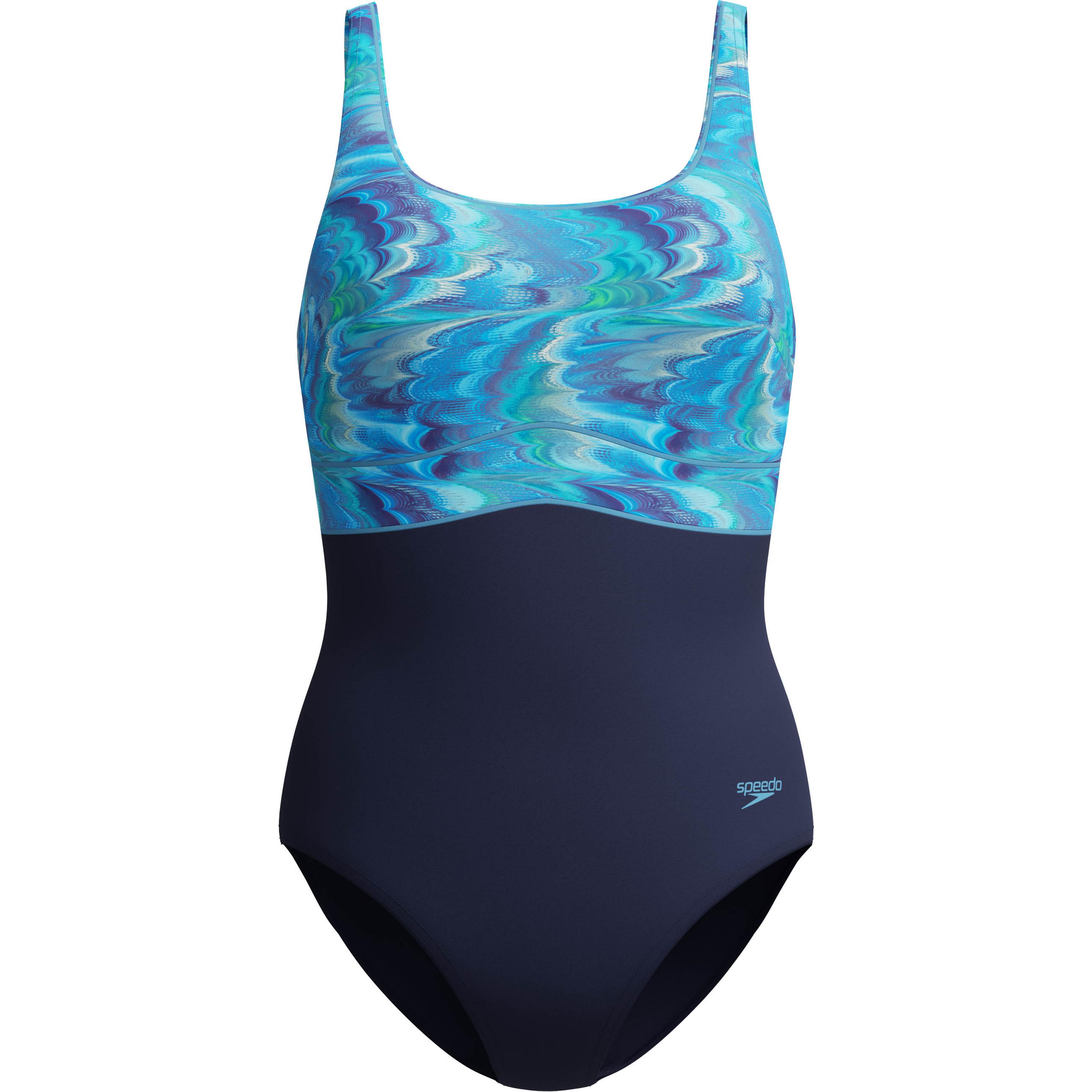 SPEEDO PRINT CONTOUR ECLIPSE Badeanzug Damen