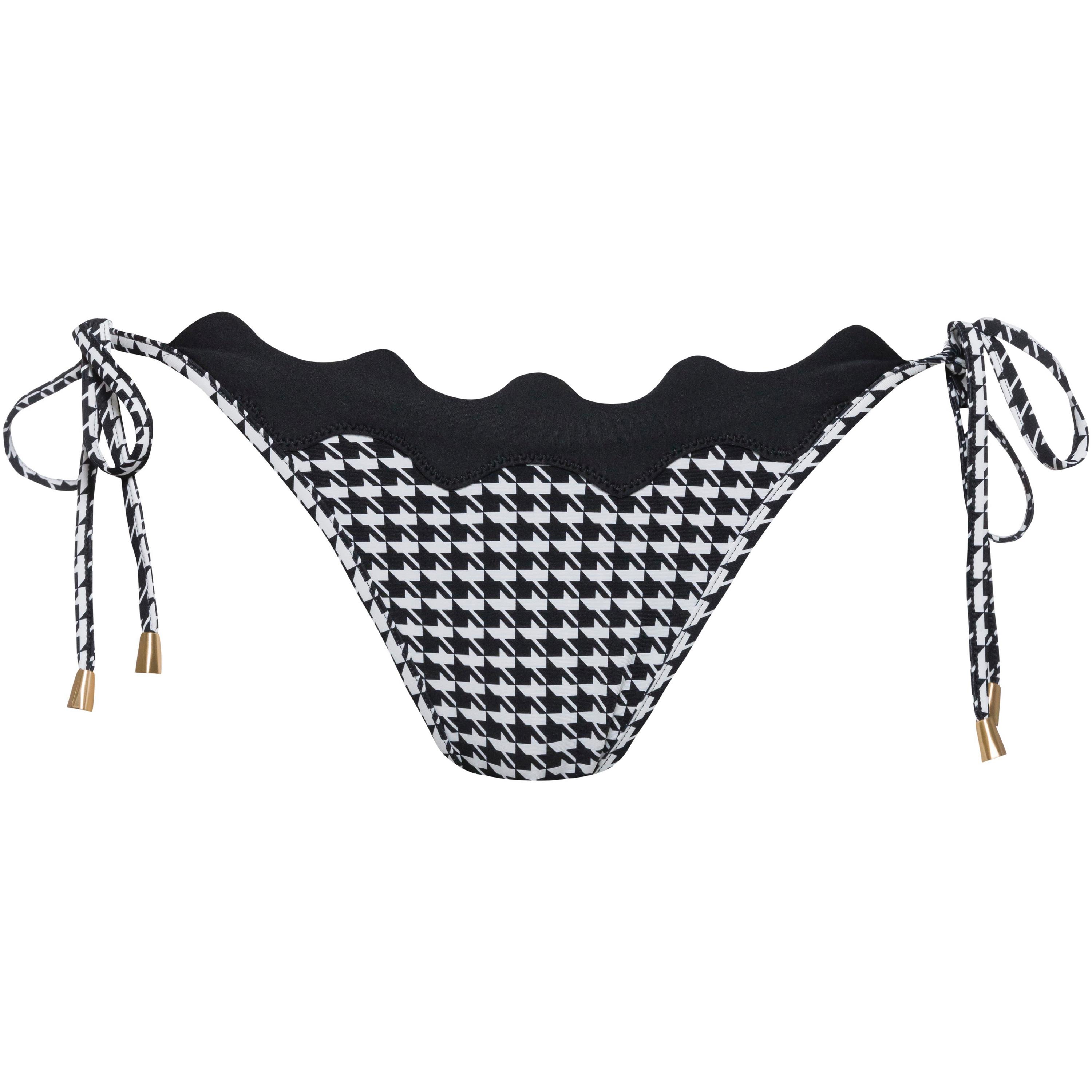Seafolly GiaCheck Ric Rac Tie Side Rio Bikini Hose Damen