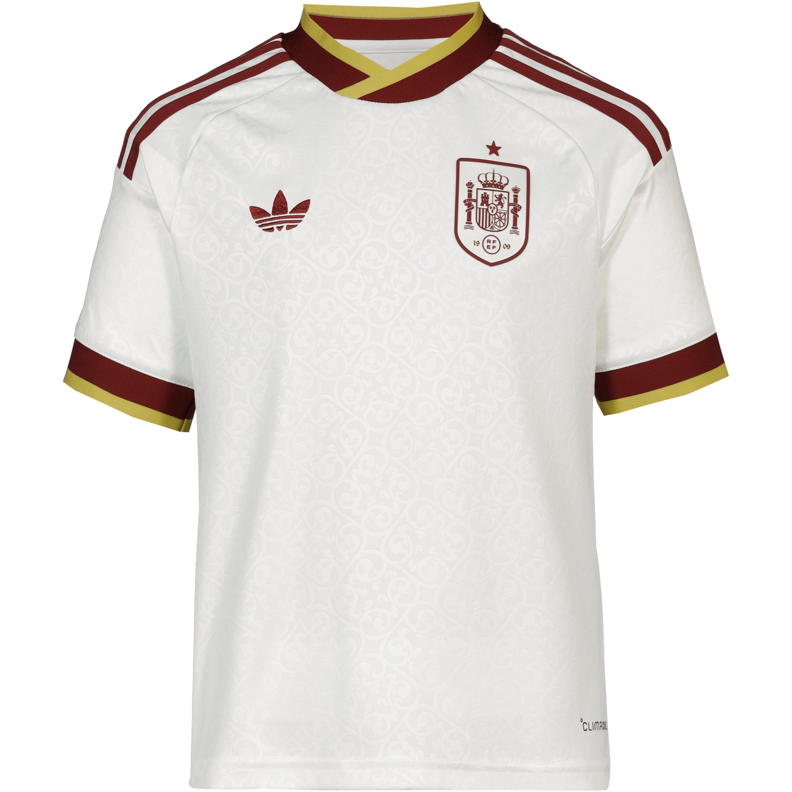adidas WM 2026 Spanien Auswärts Teamtrikot Kinder