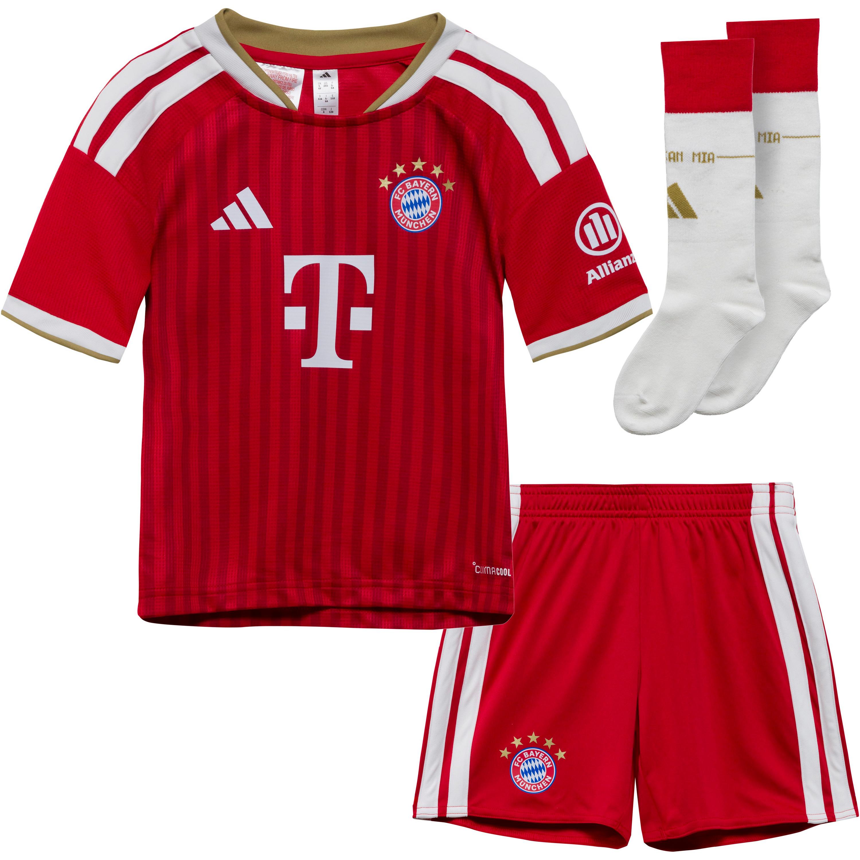 adidas FC Bayern München 26-27 Heim Mini Teamtrikot Kinder