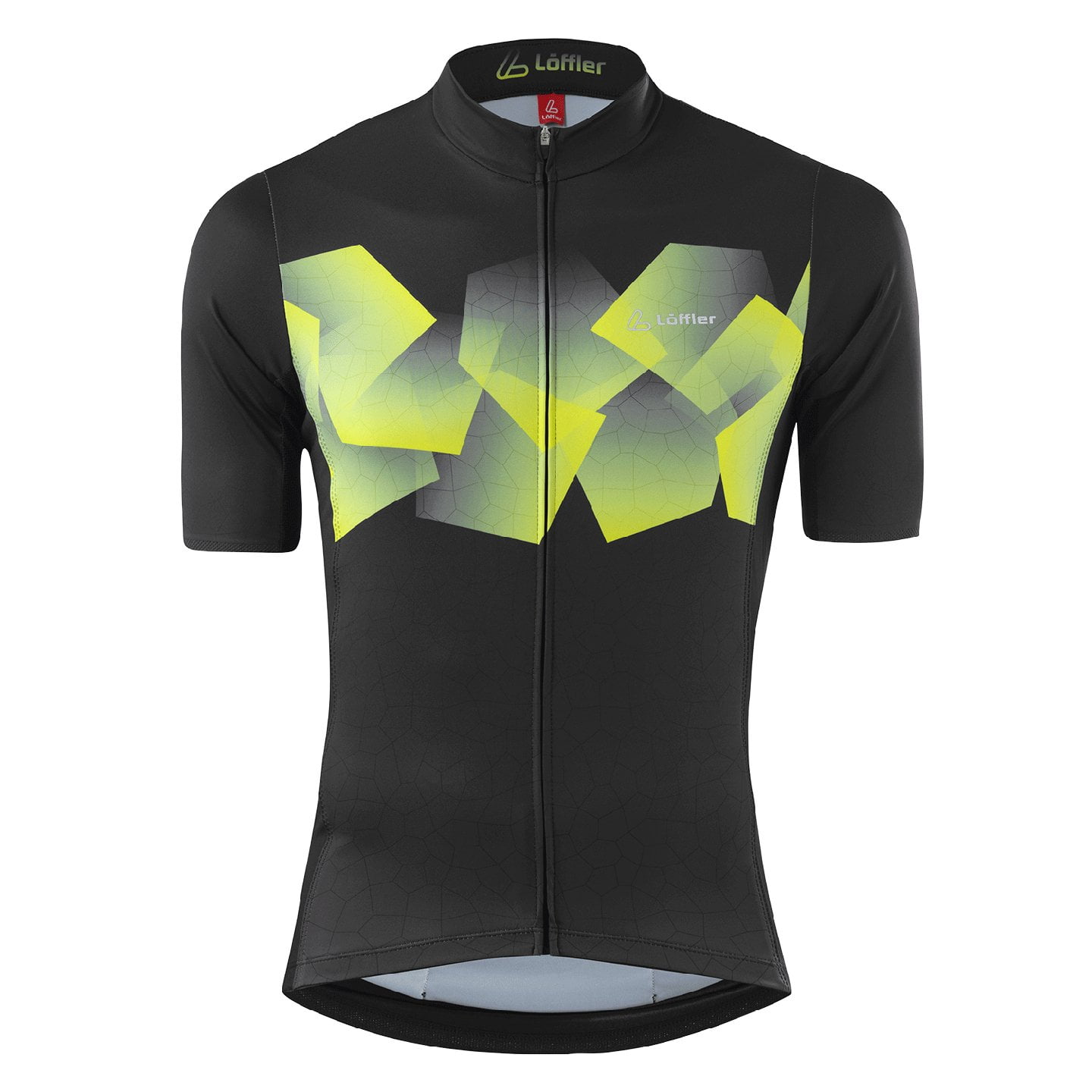 LÖFFLER Leaves Hotbond Kurzarmtrikot, für Herren, Größe 2XL, Fahrradtrikot,
