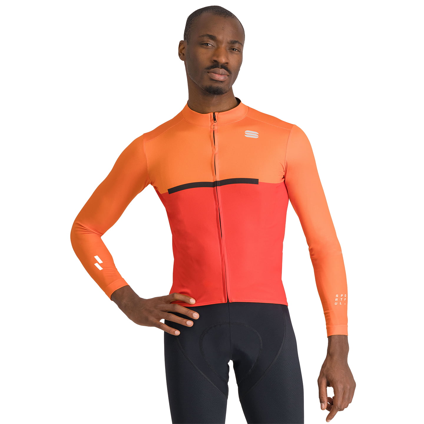 SPORTFUL Pista Langarmtrikot, für Herren, Größe 2XL, Fahrradtrikot,