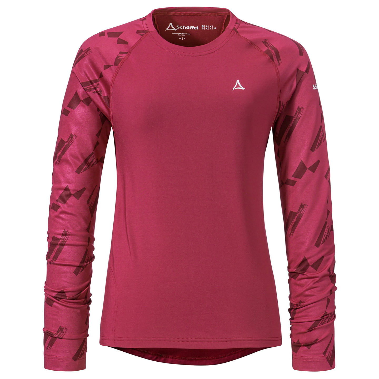 SCHÖFFEL Damen Langarm-Lakata Trail Bikeshirt, Größe 40, Velo Trikot,