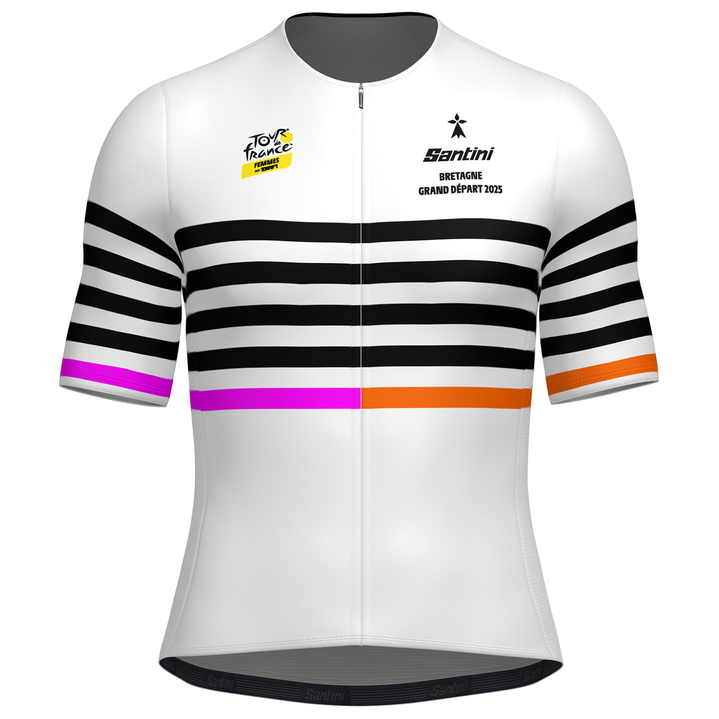 TOUR DE FRANCE Bretagne 2025 Kurzarmtrikot, für Herren, Größe 2XL, Radshirt,