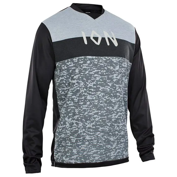 ION Langarm-Scrub AMP Bikeshirt, für Herren, Größe L