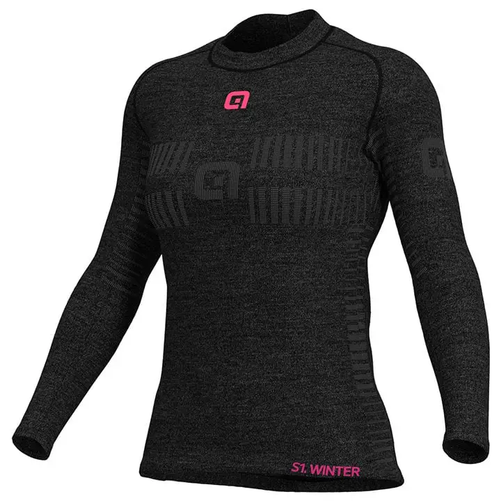 ALÉ Seamless Wool Damen Langarm-Radunterhemd