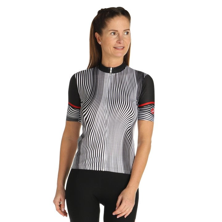 CASTELLI Damentrikot Illusione, Größe L, Radtrikot, Fahrradbekleidung