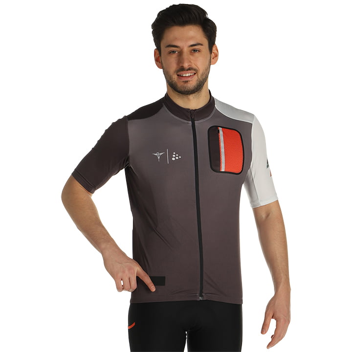 CRAFT D.I.Y Gravel Kurzarmtrikot, für Herren, Größe 2XL, Fahrradtrikot,