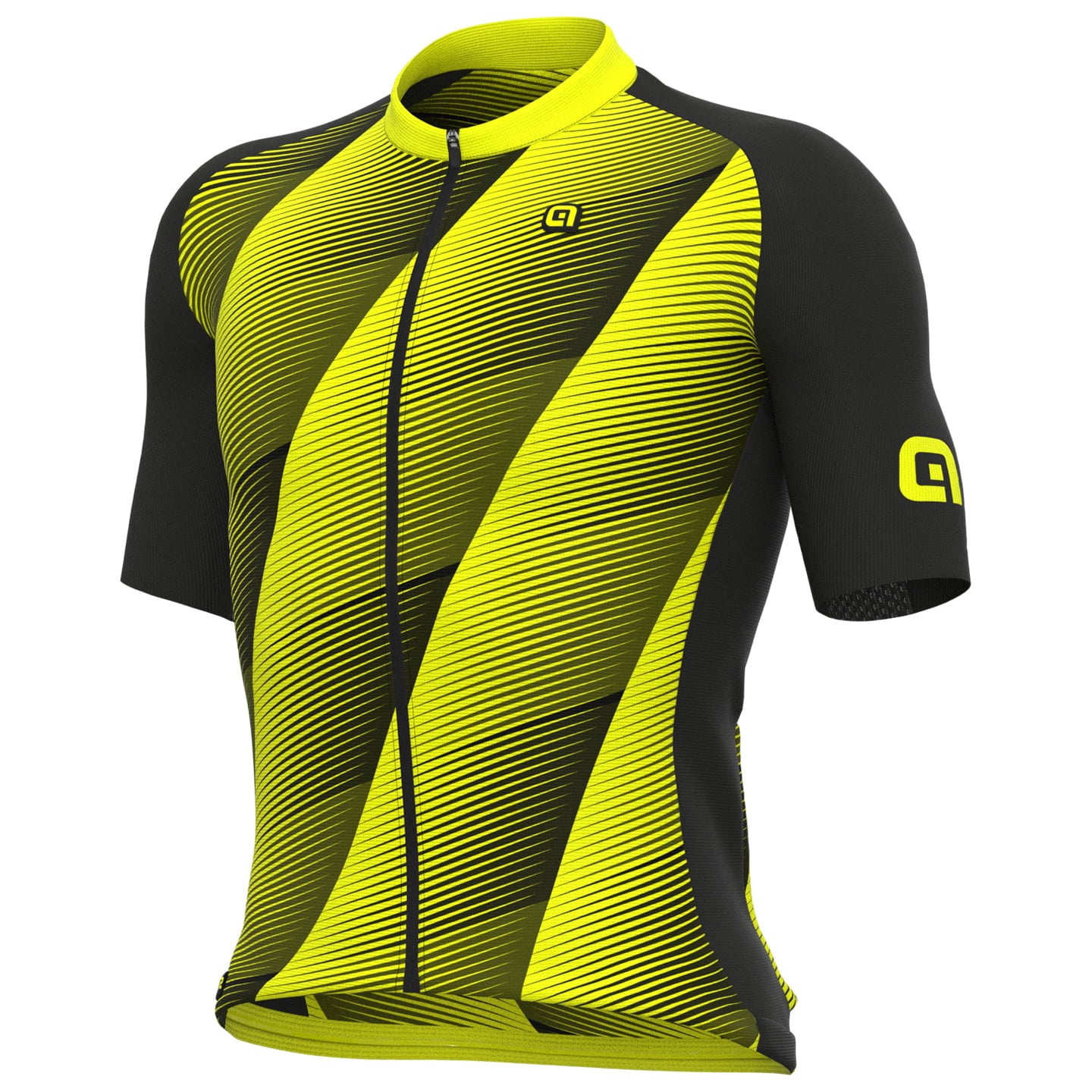 ALÉ Square Kurzarmtrikot, für Herren, Größe L, Radtrikot, Fahrradbekleidung