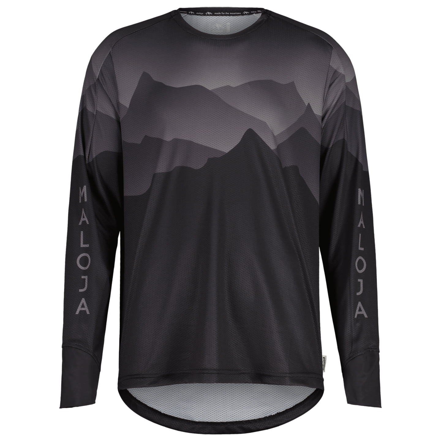 MALOJA Langarm-PinzagenM. Bikeshirt, für Herren, Größe L