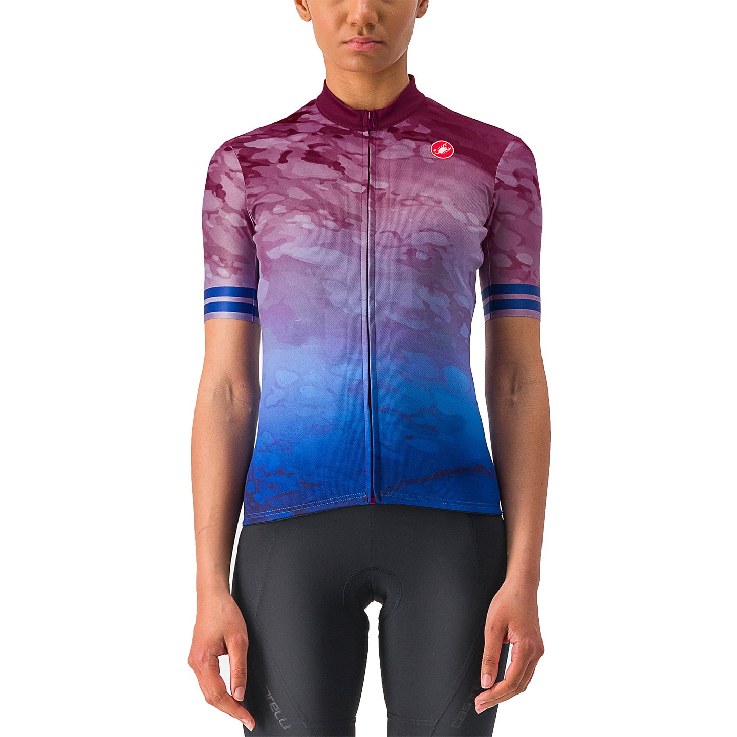 CASTELLI Marmo Damentrikot, Größe L, Radtrikot, Fahrradbekleidung