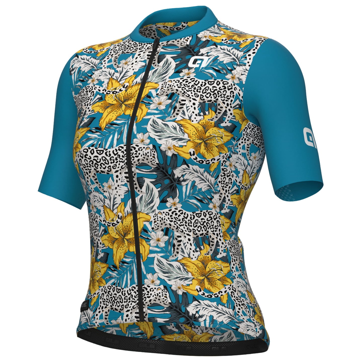 ALÉ Hibiscus Damentrikot, Größe M, Fahrradtrikot, Radbekleidung