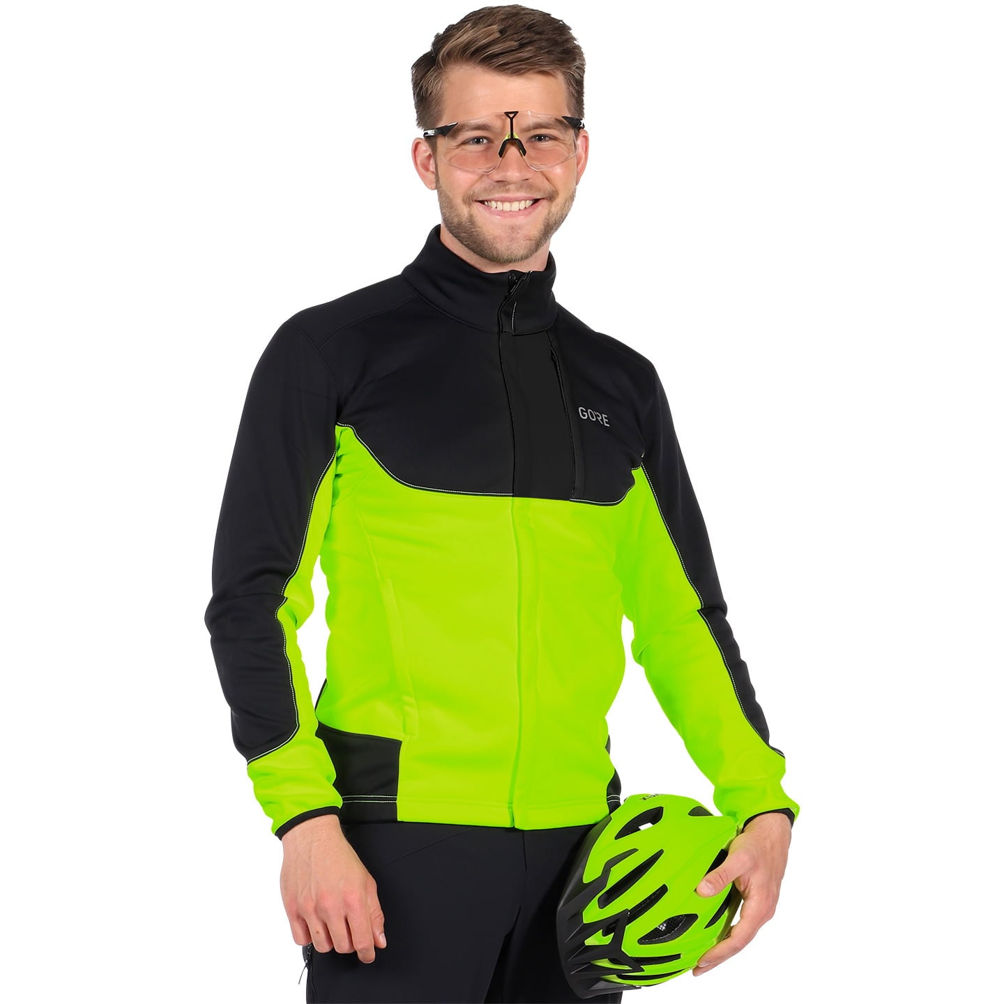 GORE WEAR C5 Windstopper Thermo Trail Winterjacke, für Herren, Größe L,