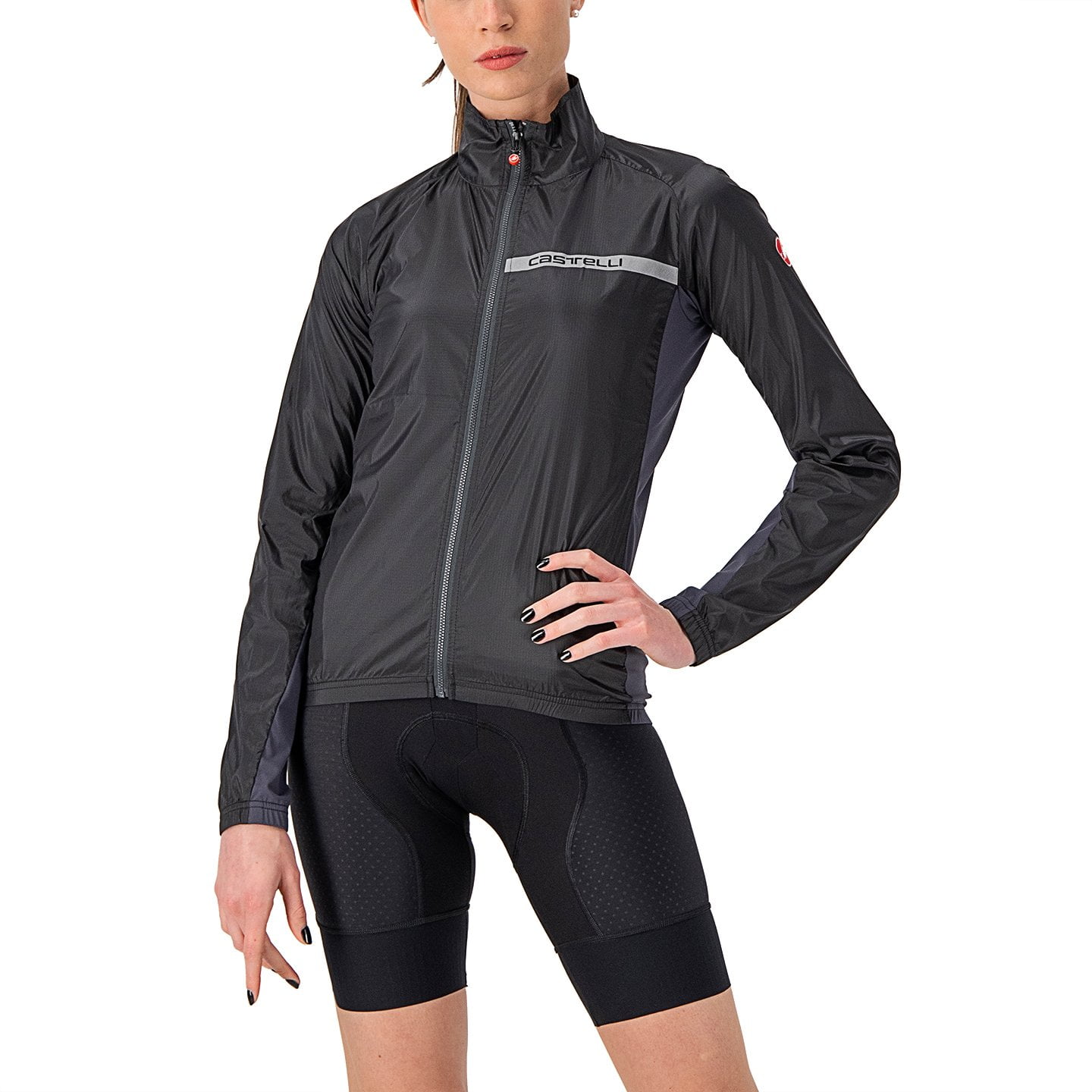 CASTELLI Squadra Stretch Damen Windjacke, Größe XL, Rennradjacke,