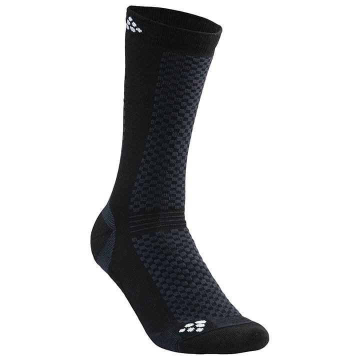 CRAFT Warm Mid 2er Pack Winterradsocken, für Herren, Größe M, Rennrad Socken,
