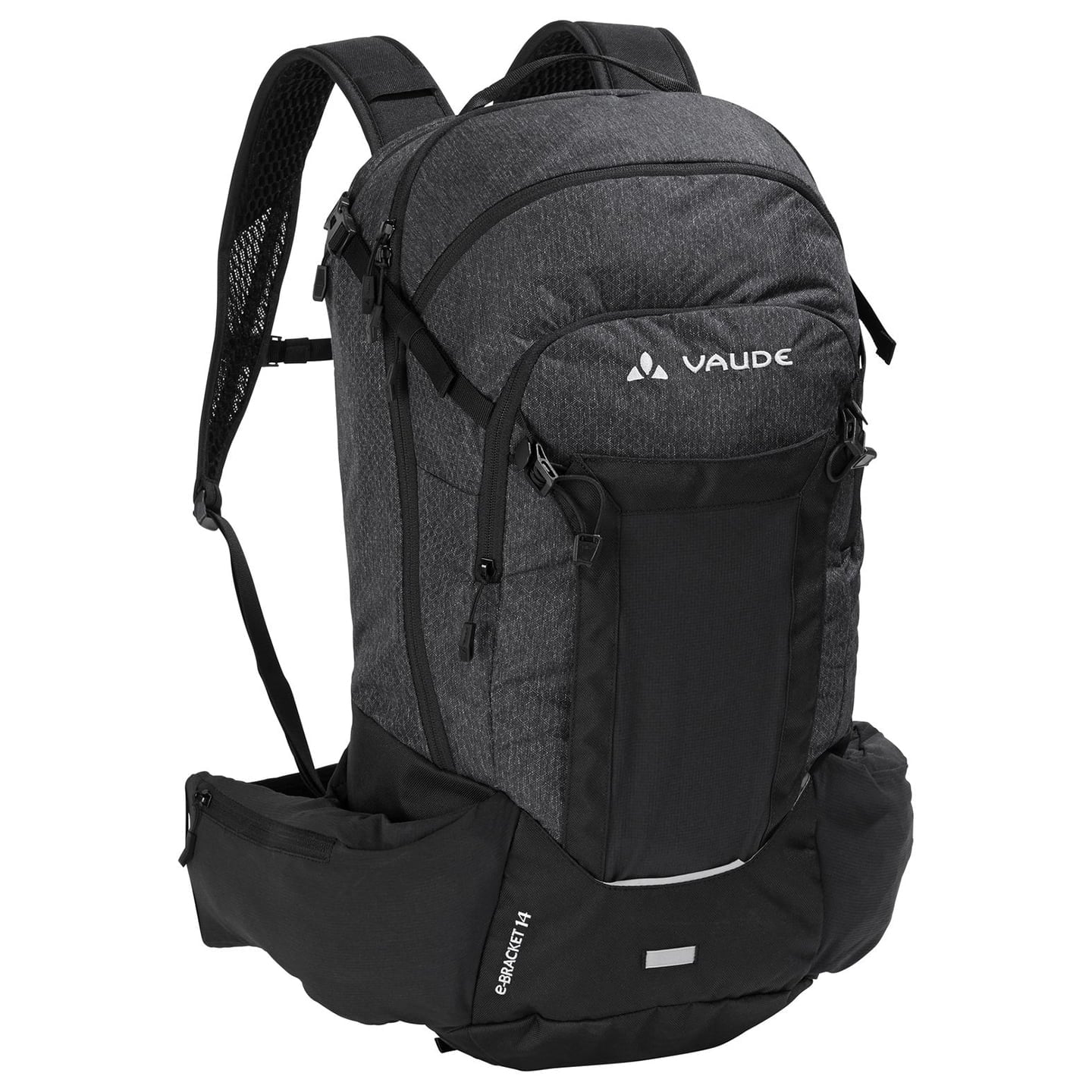 VAUDE eBracket 14 Radrucksack, Unisex (Damen / Herren), Fahrradrucksack,