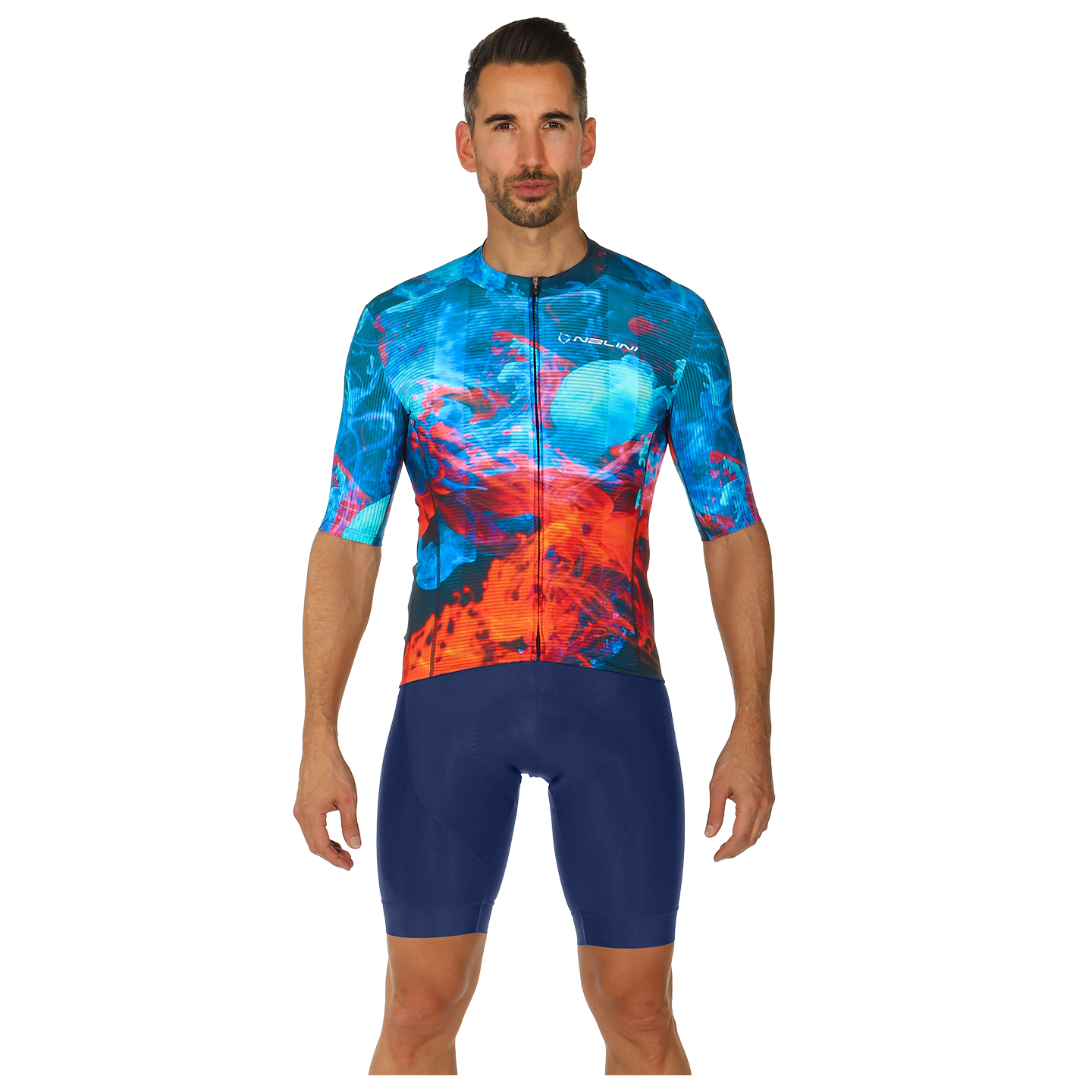Set (Radtrikot + Radhose) NALINI Liquid Jersey Set (2 Teile), für Herren
