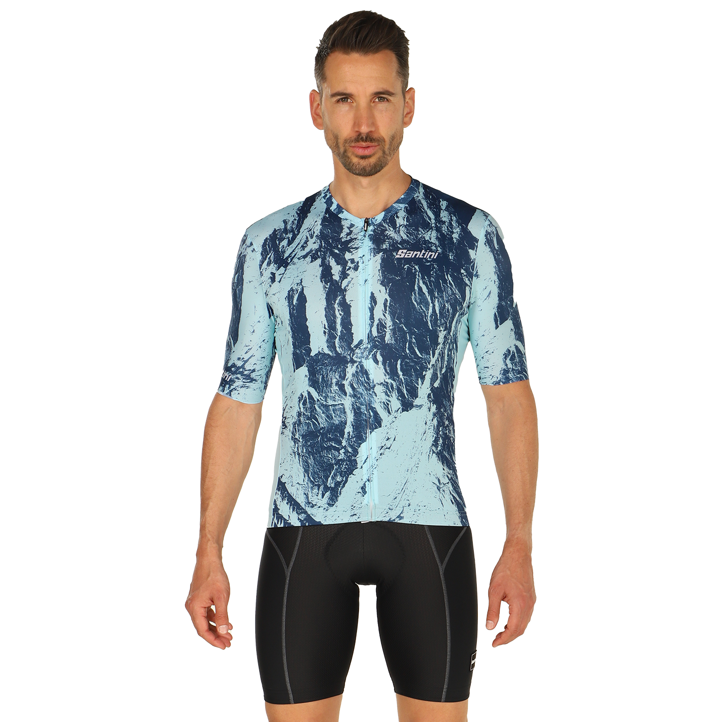 Set (Radtrikot + Radhose) Santini Mortirolo Signature Collection Set (2 Teile),