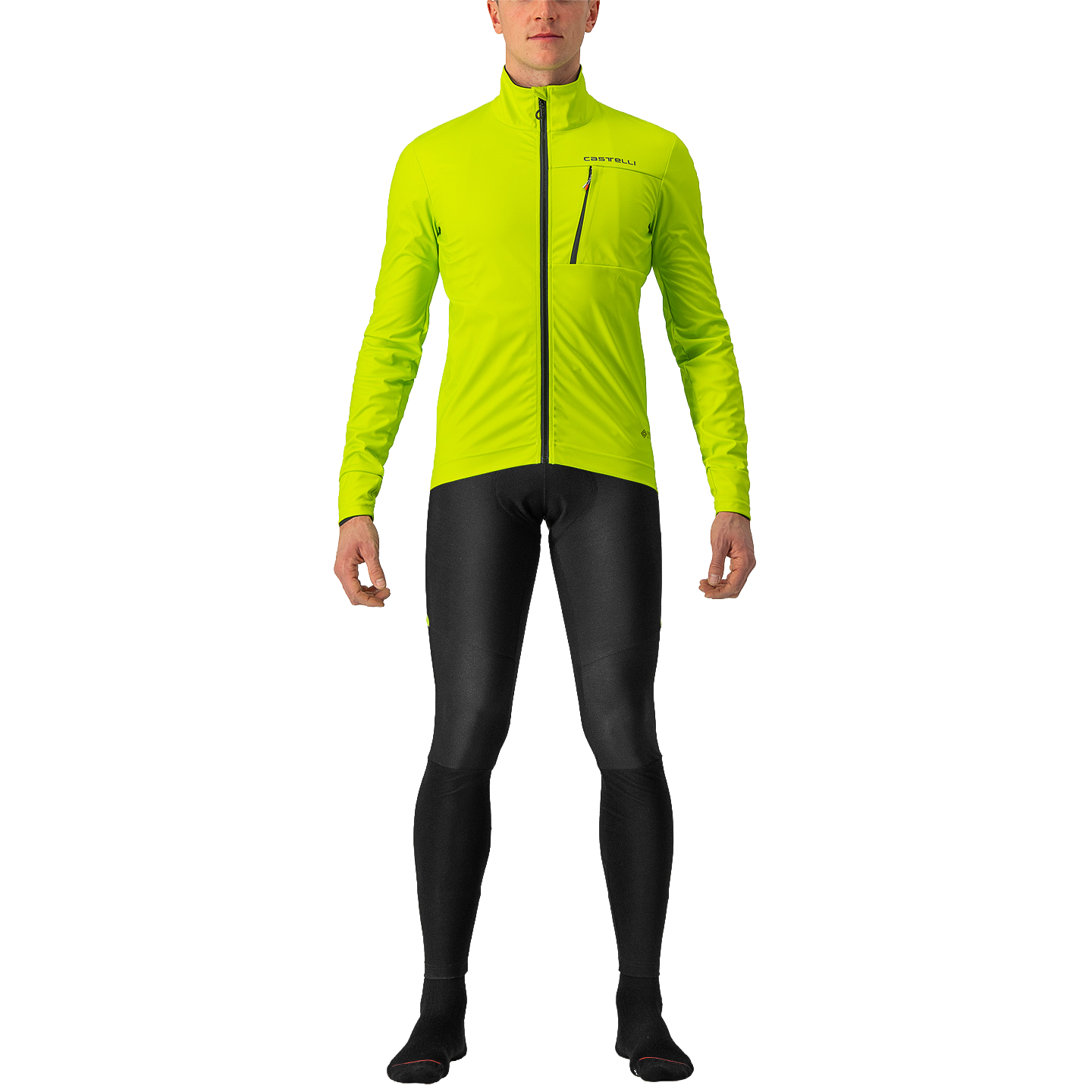 Set (Winterjacke + lange Radhose) CASTELLI Go Perfetto RoS 2 Set (2 Teile), für