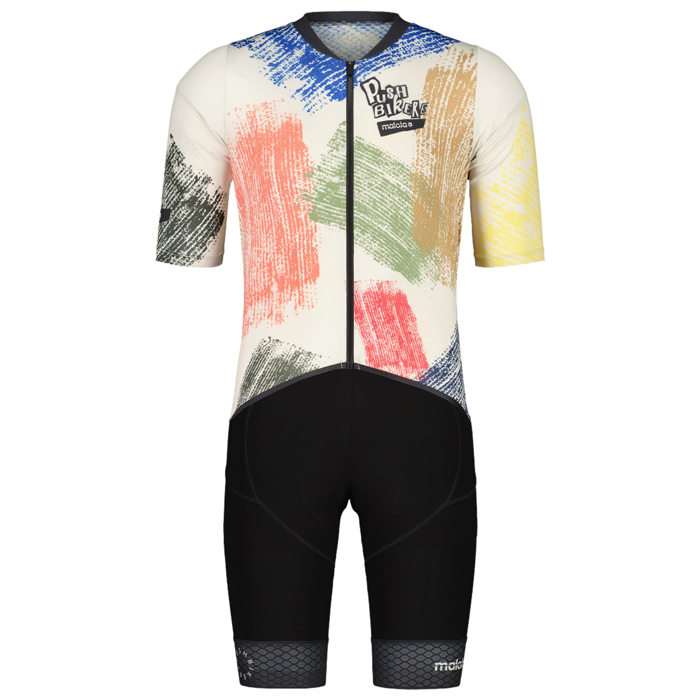 Set (Radtrikot + Radhose) MALOJA PushbikersM. Aero Set (2 Teile), für