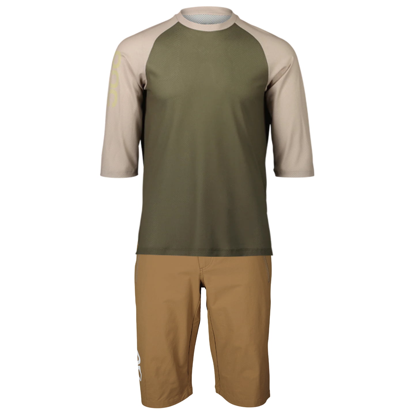 Set (Radtrikot + Radhose) POC 3/4 Pure Set (2 Teile), für Herren