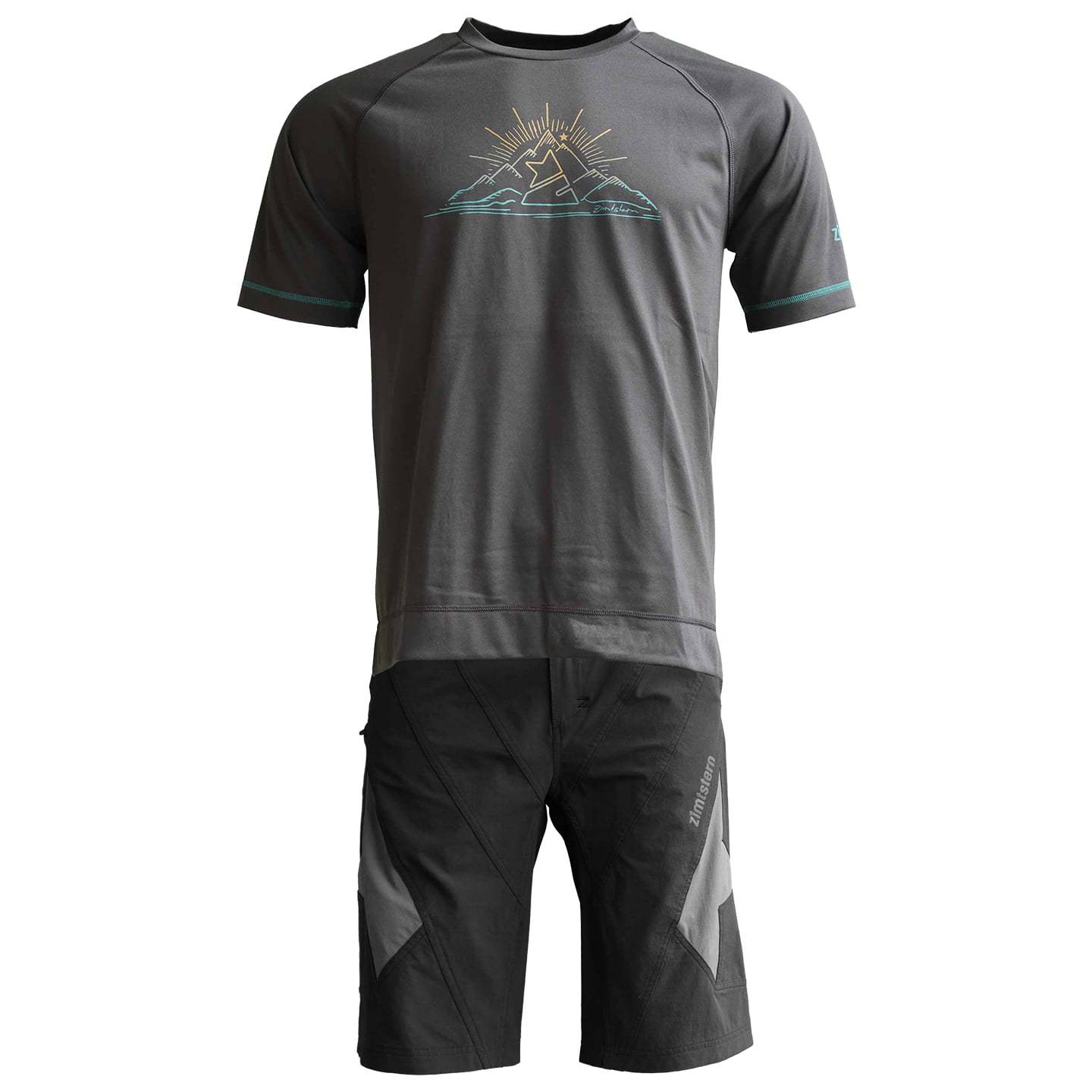 Set (Radtrikot + Radhose) ZIMTSTERN PureFlowz Eco Set (2 Teile), für