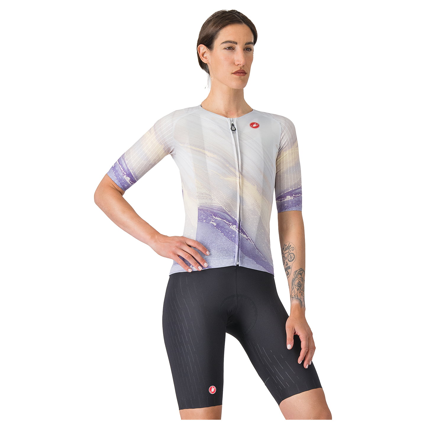 Damen-Set (Radtrikot + Radhose) CASTELLI Aero Pro 8S Damen-Set (2 Teile),
