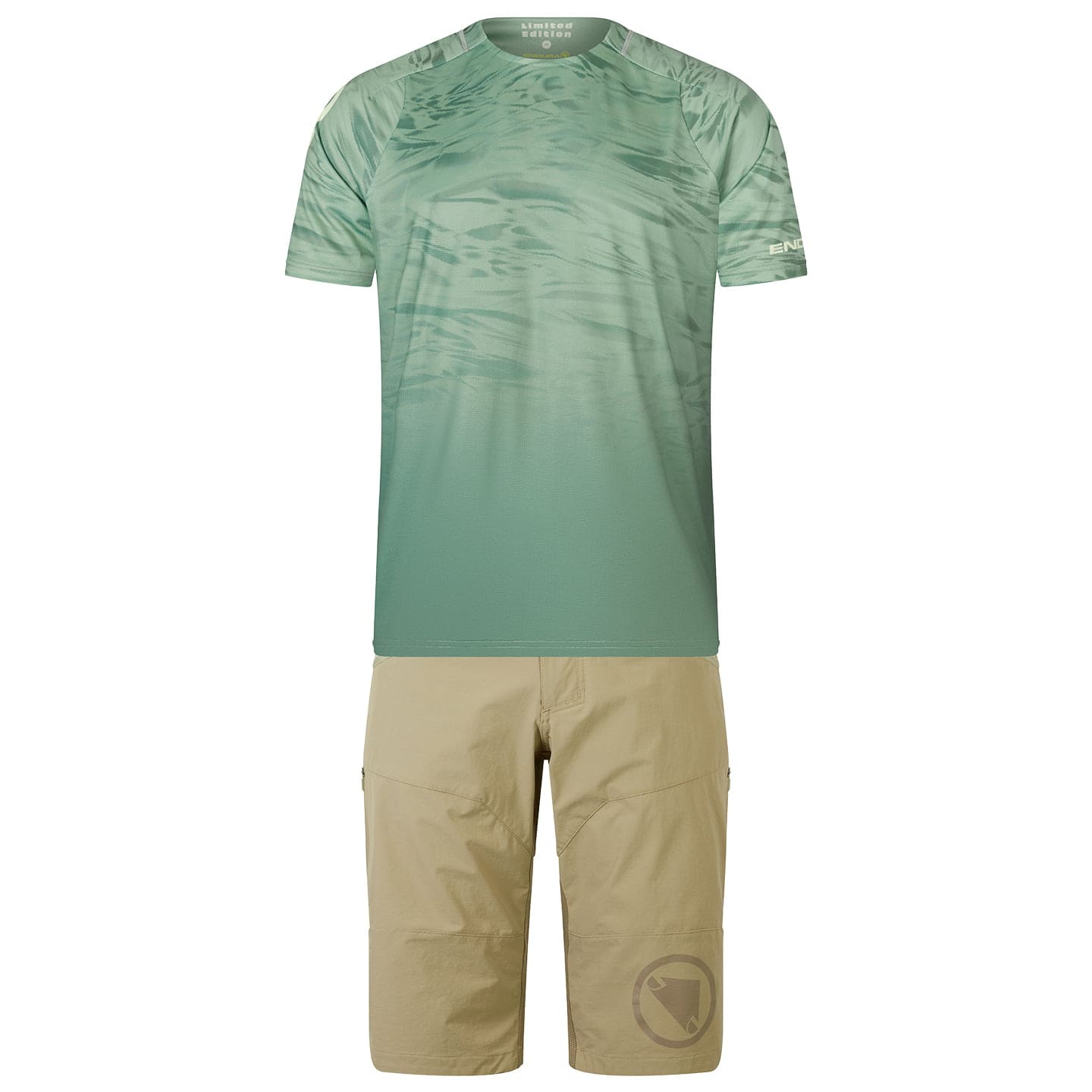 Set (Radtrikot + Radhose) ENDURA Marble LTD Printed Set (2 Teile), für