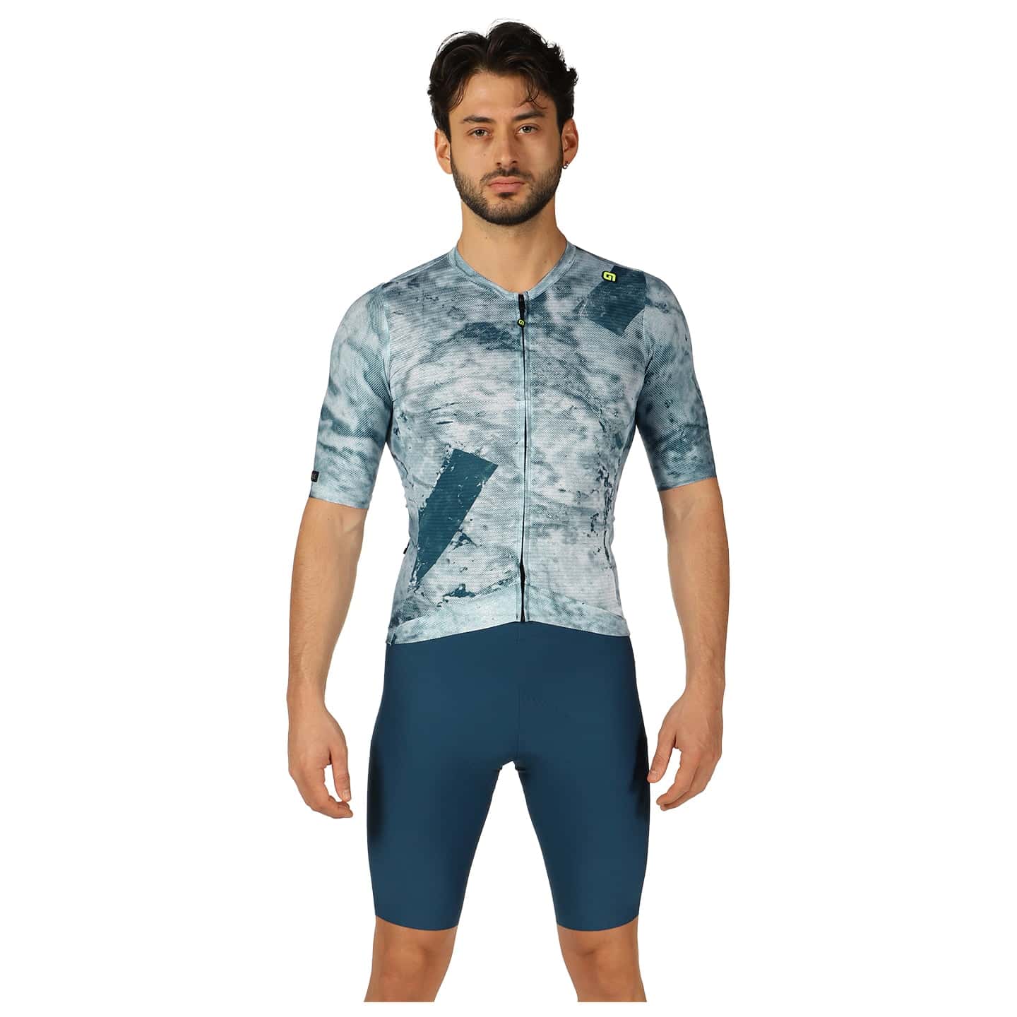 Set (Radtrikot + Radhose) ALÉ Marble Set (2 Teile), für Herren