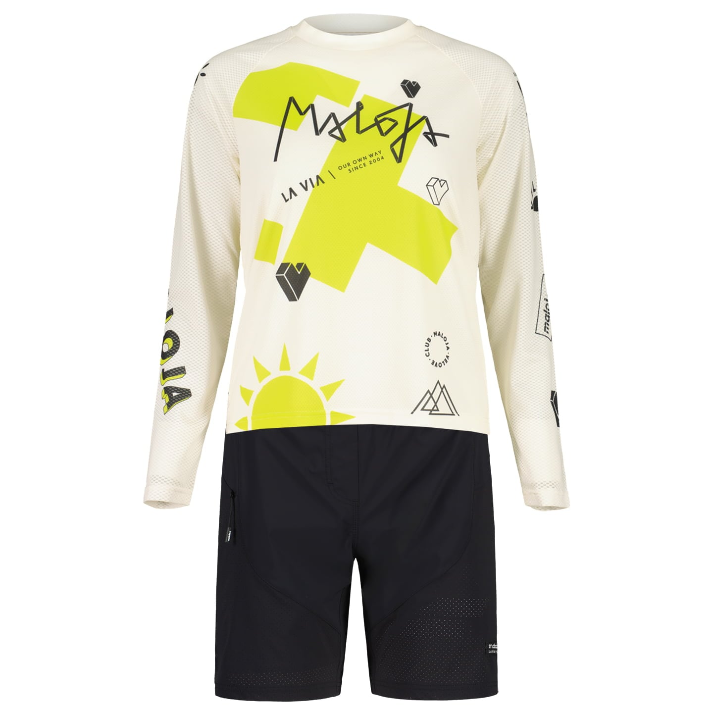 Damen-Set (Radtrikot + Radhose) MALOJA BaldoM. Damen-Set (2 Teile),