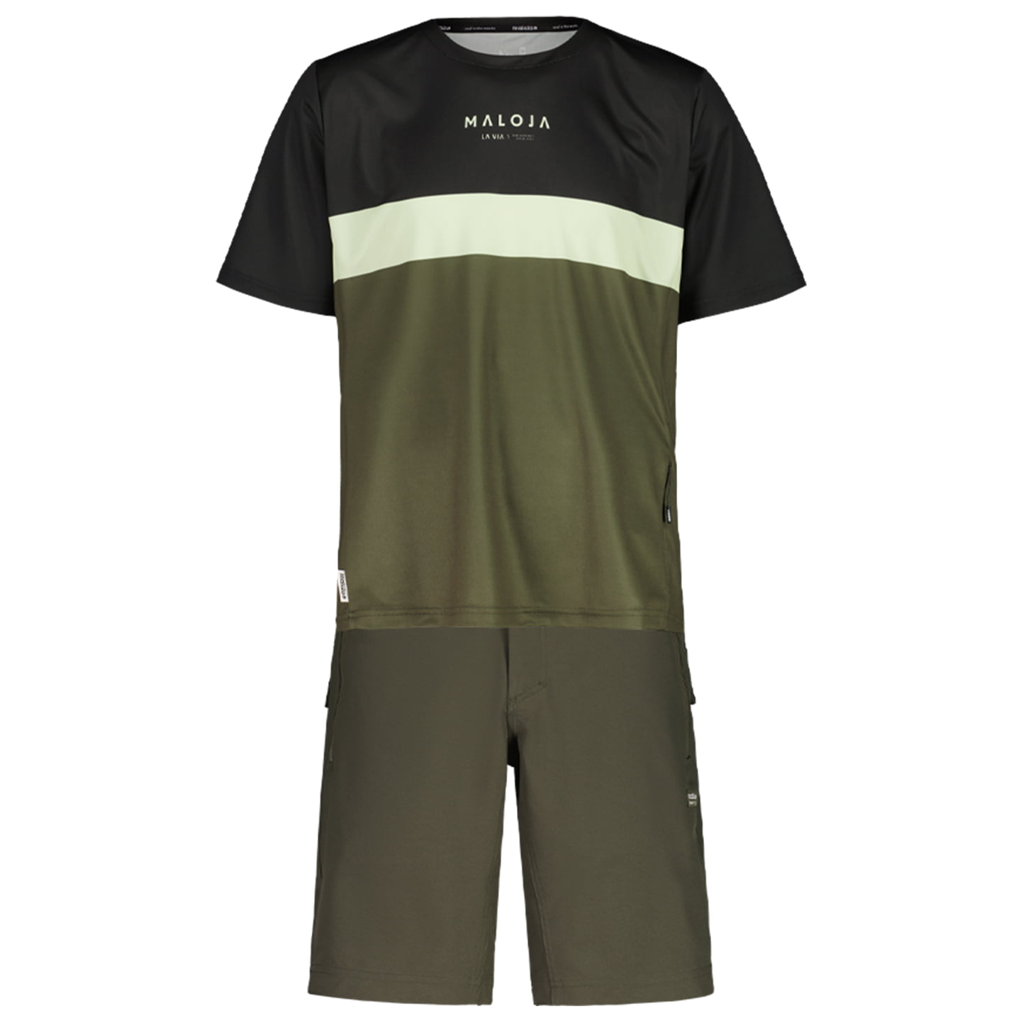 Set (Radtrikot + Radhose) MALOJA BarettiM. Set (2 Teile), für Herren