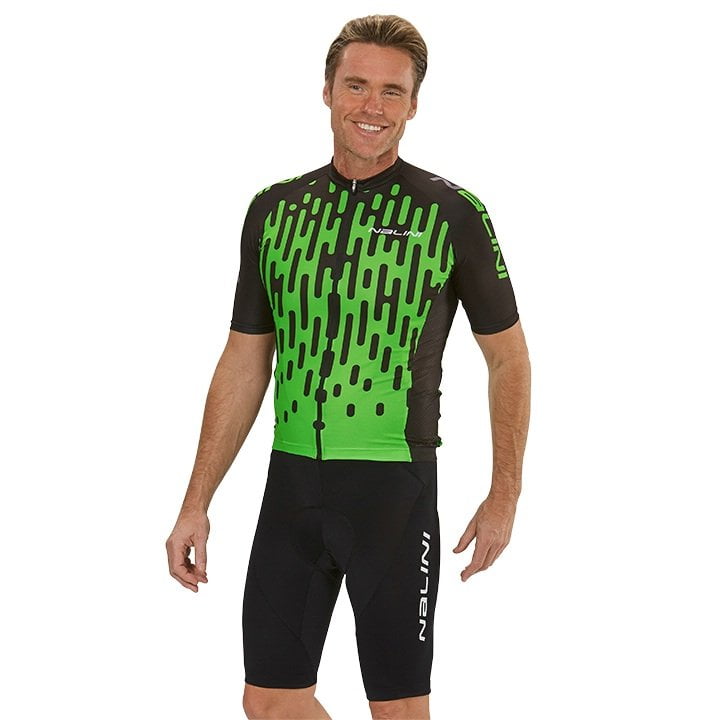 Set (Radtrikot + Radhose) NALINI Podio Set (2 Teile), für Herren