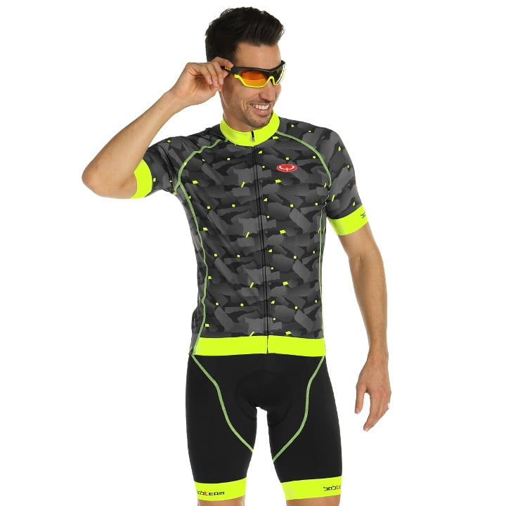 Set (Radtrikot + Radhose) BOBTEAM Flash Camo Set (2 Teile), für Herren