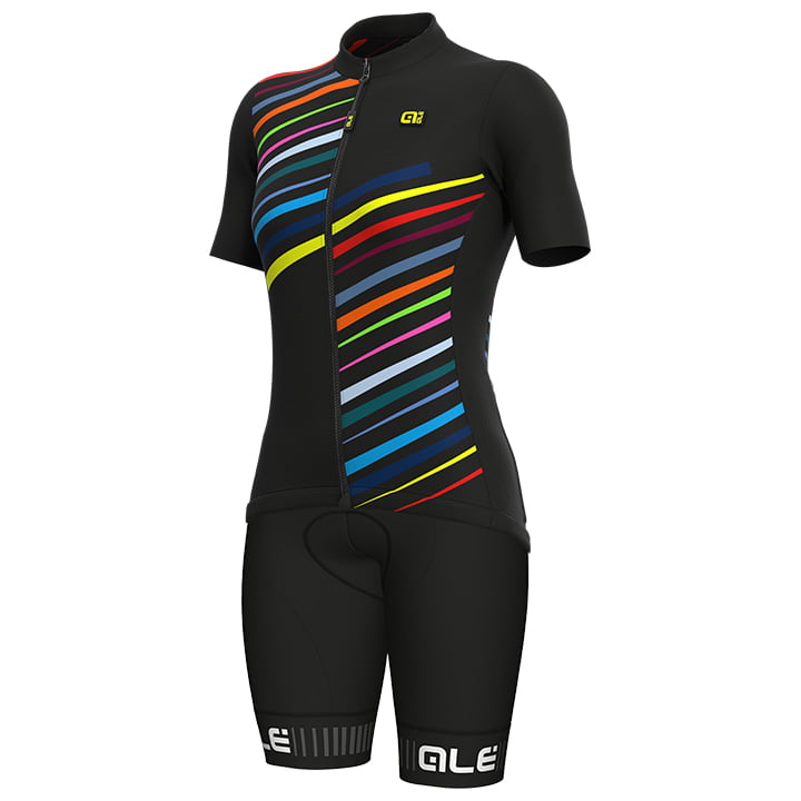 Damen-Set (Radtrikot + Radhose) ALÉ Flash Damen-Set (2 Teile),