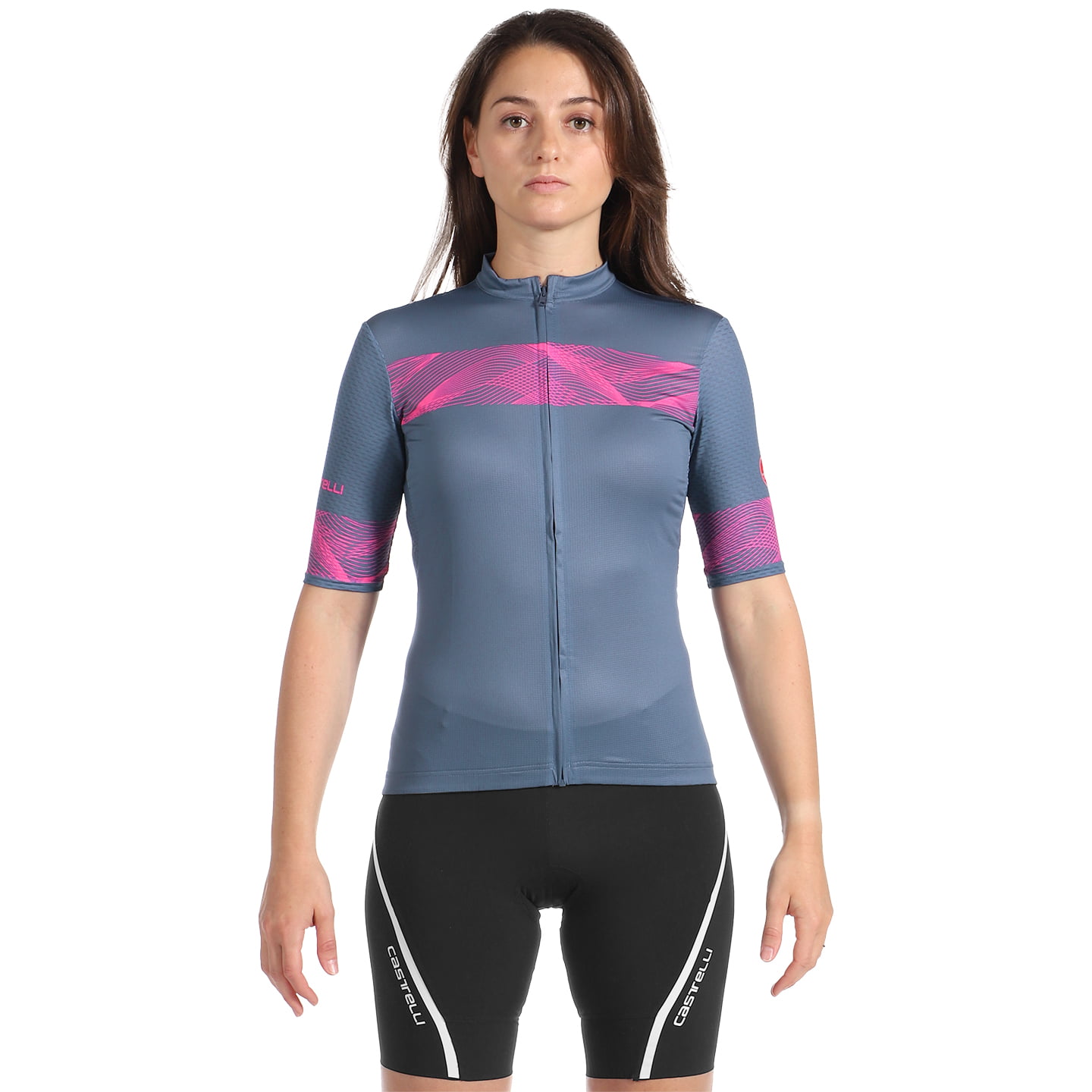 Damen-Set (Radtrikot + Radhose) CASTELLI Fenice Damen-Set (2 Teile),