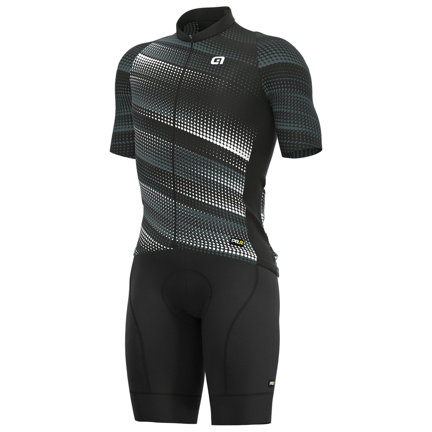 Set (Radtrikot + Radhose) ALÉ Green Speed Set (2 Teile), für Herren