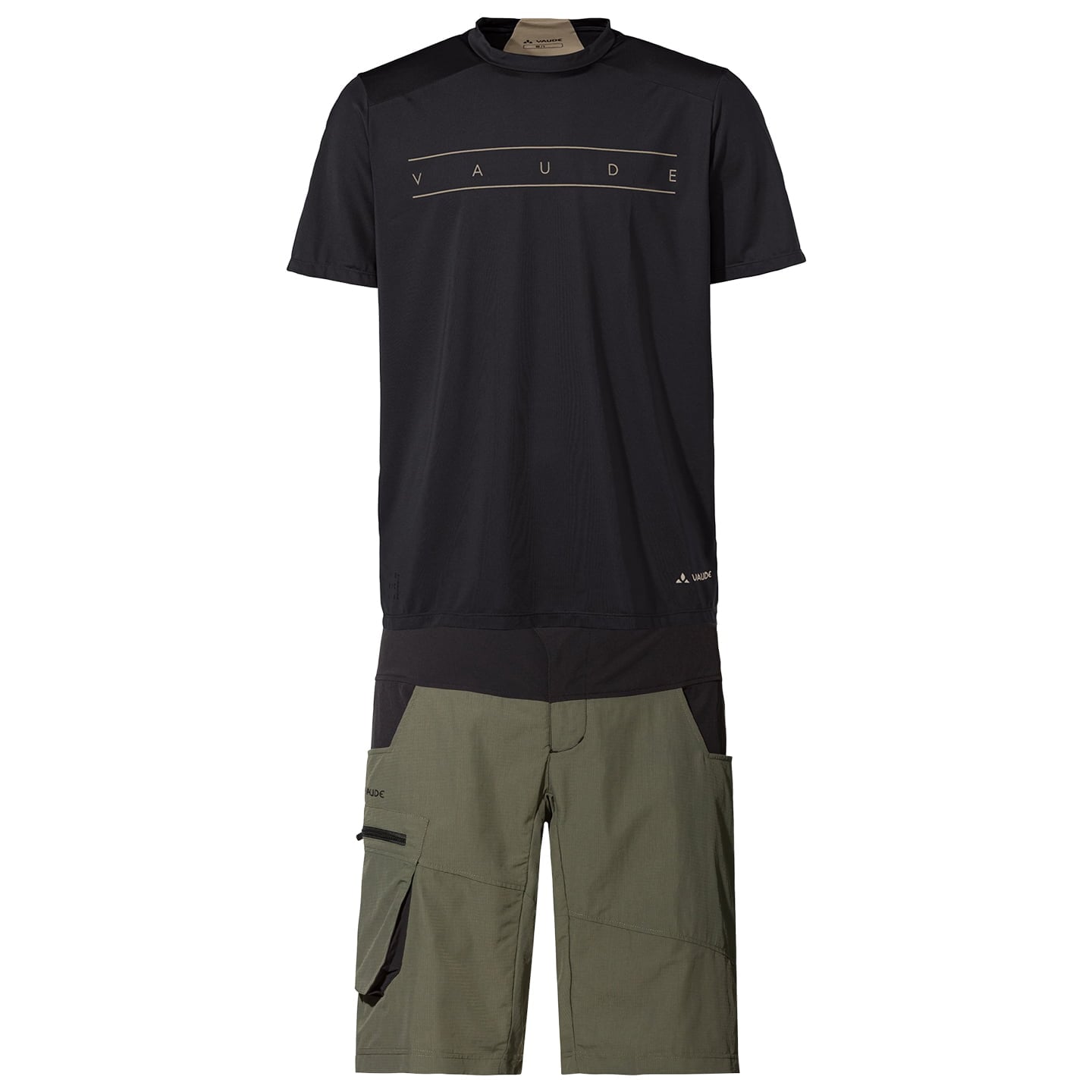 Set (Radtrikot + Radhose) VAUDE Qimsa Logo Set (2 Teile), für Herren