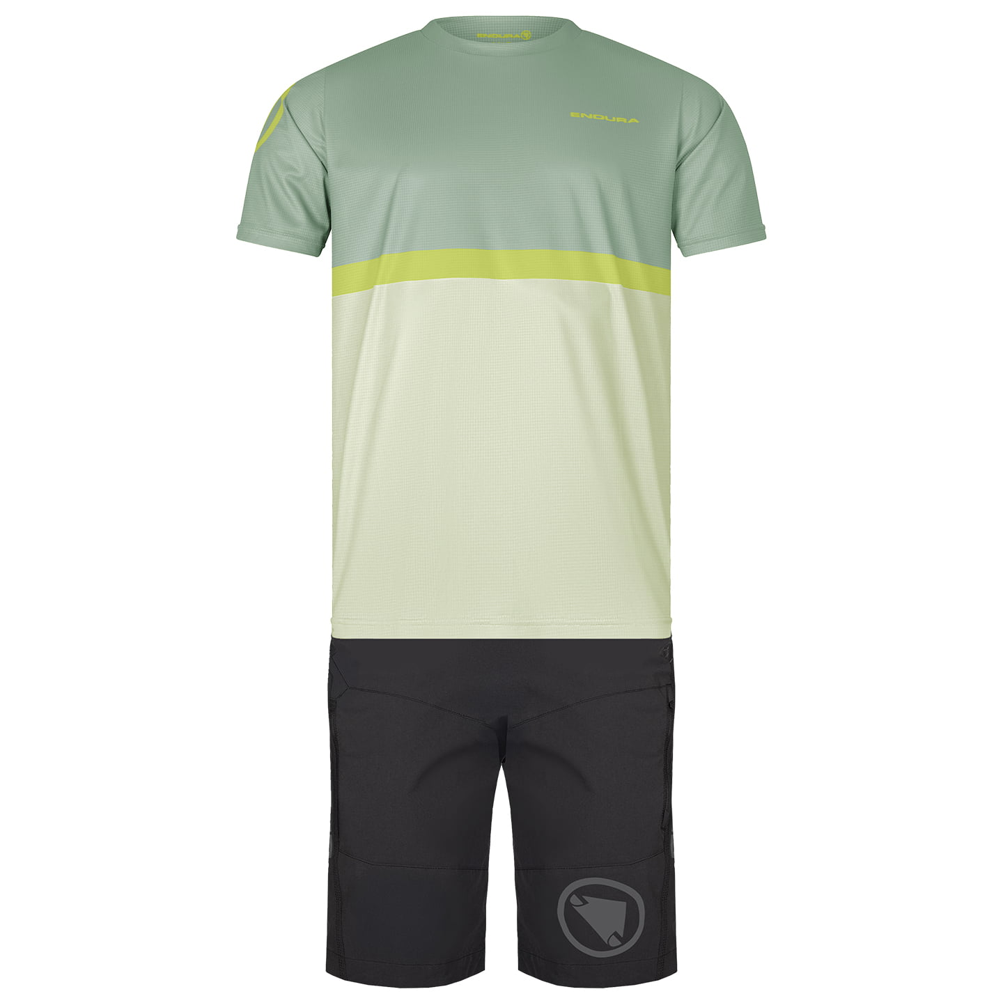 Set (Radtrikot + Radhose) ENDURA Singletrack Core Set (2 Teile), für