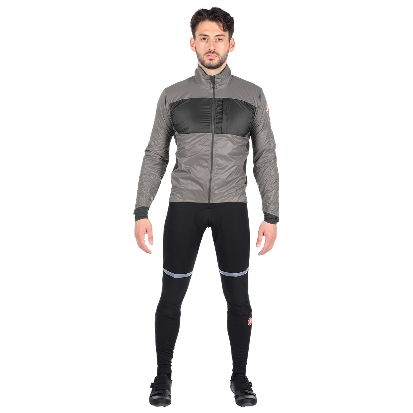 Set (Winterjacke + lange Radhose) CASTELLI Puffy Set (2 Teile), für
