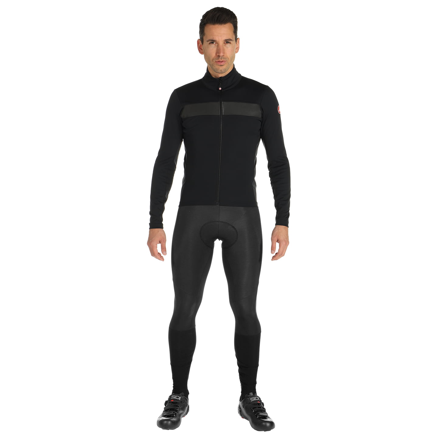 Set (Winterjacke + lange Radhose) CASTELLI Raddoppia 3 Set (2 Teile), für