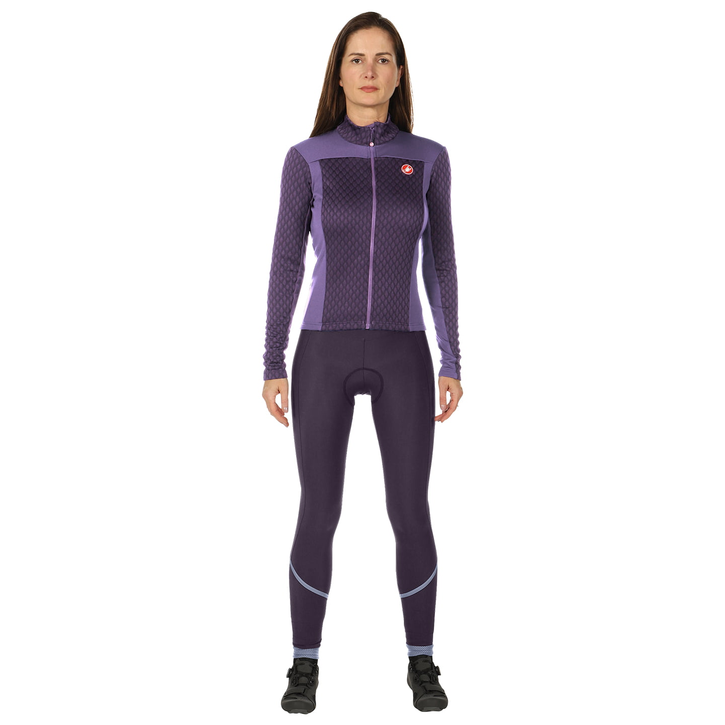Damen-Set (Winterjacke + lange Radhose) CASTELLI Sfida 2 Damen-Set (2
