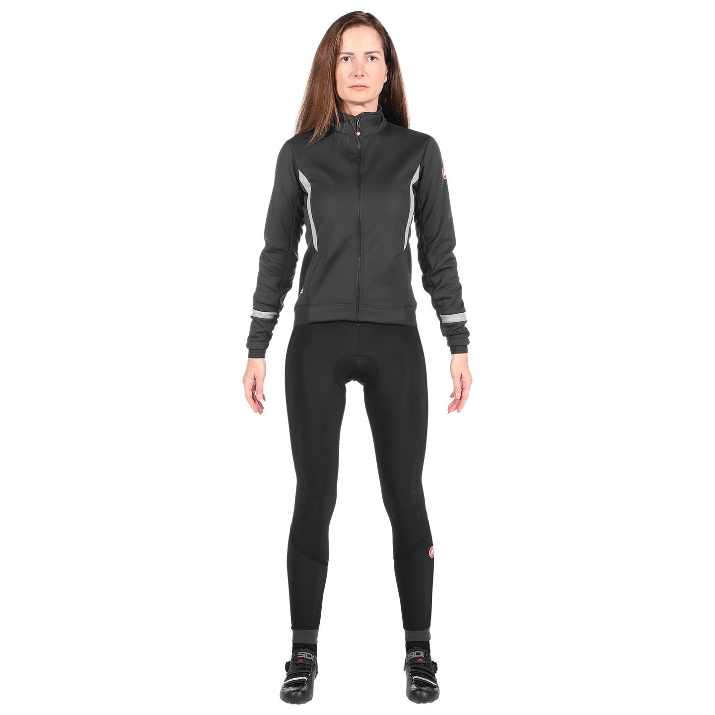 Damen-Set (Winterjacke + lange Radhose) CASTELLI Dinamica 2 Damen-Set (2